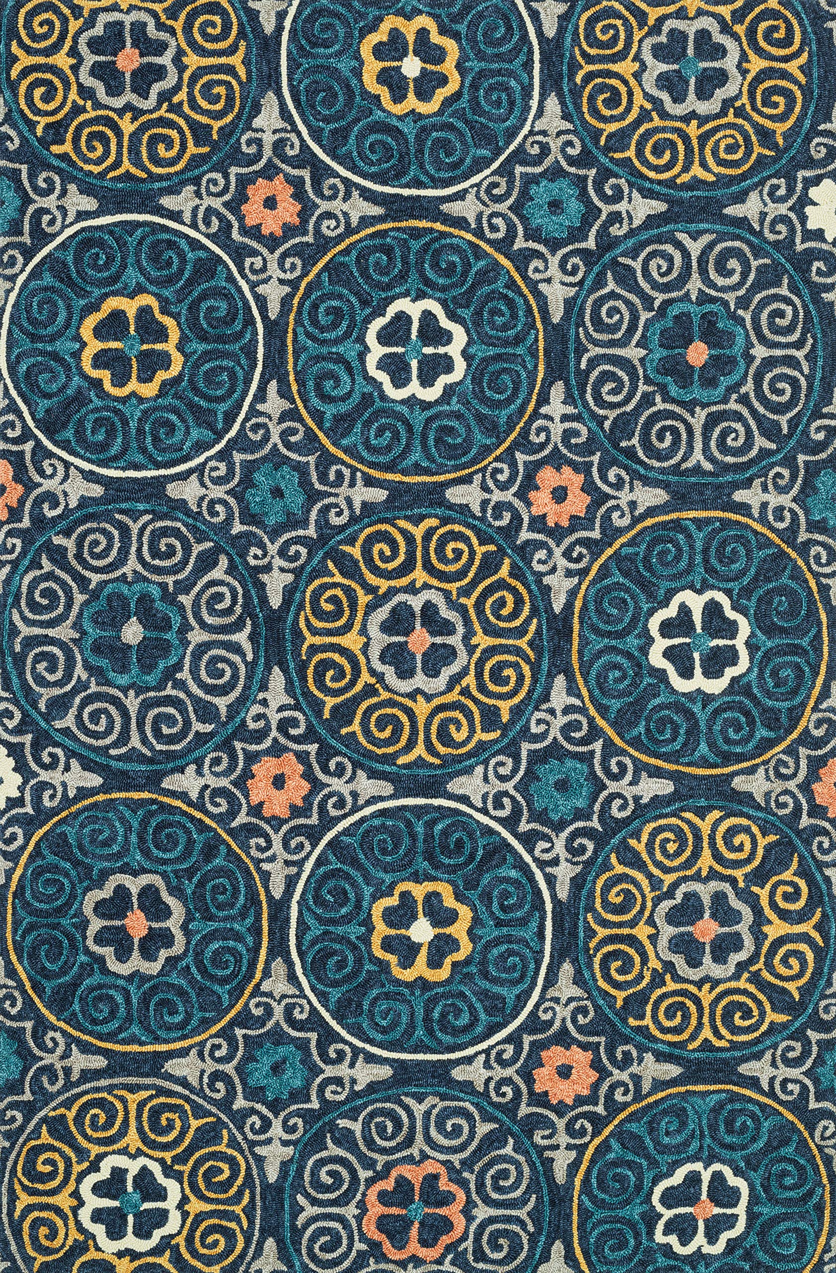 Loloi Tropez Navy Blue Area Rug 2'3