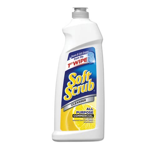 DialSoft Scrub Total Bath & Kitchen Cleanser - Pack of 9 | Multi-Surface Cleaning for Showers, Sinks, Tiles & Countertops