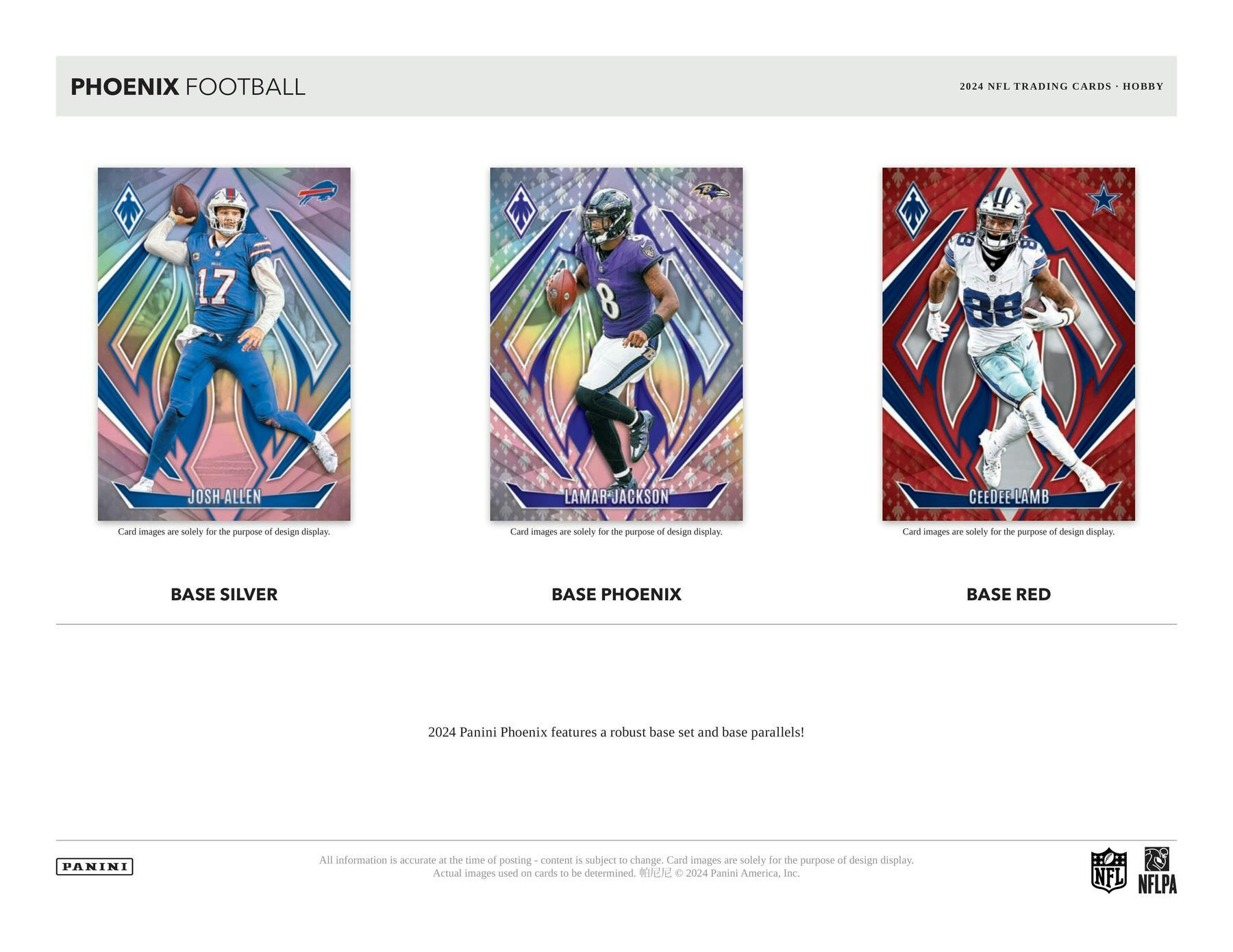 2024 Panini Phoenix Football Hobby Box - 24 Packs with Autographs & Memorabilia Cards - Perfect for NFL Collectors & Fantasy Football Fans - Great for Trading, Collecting, and Game Day Excitement