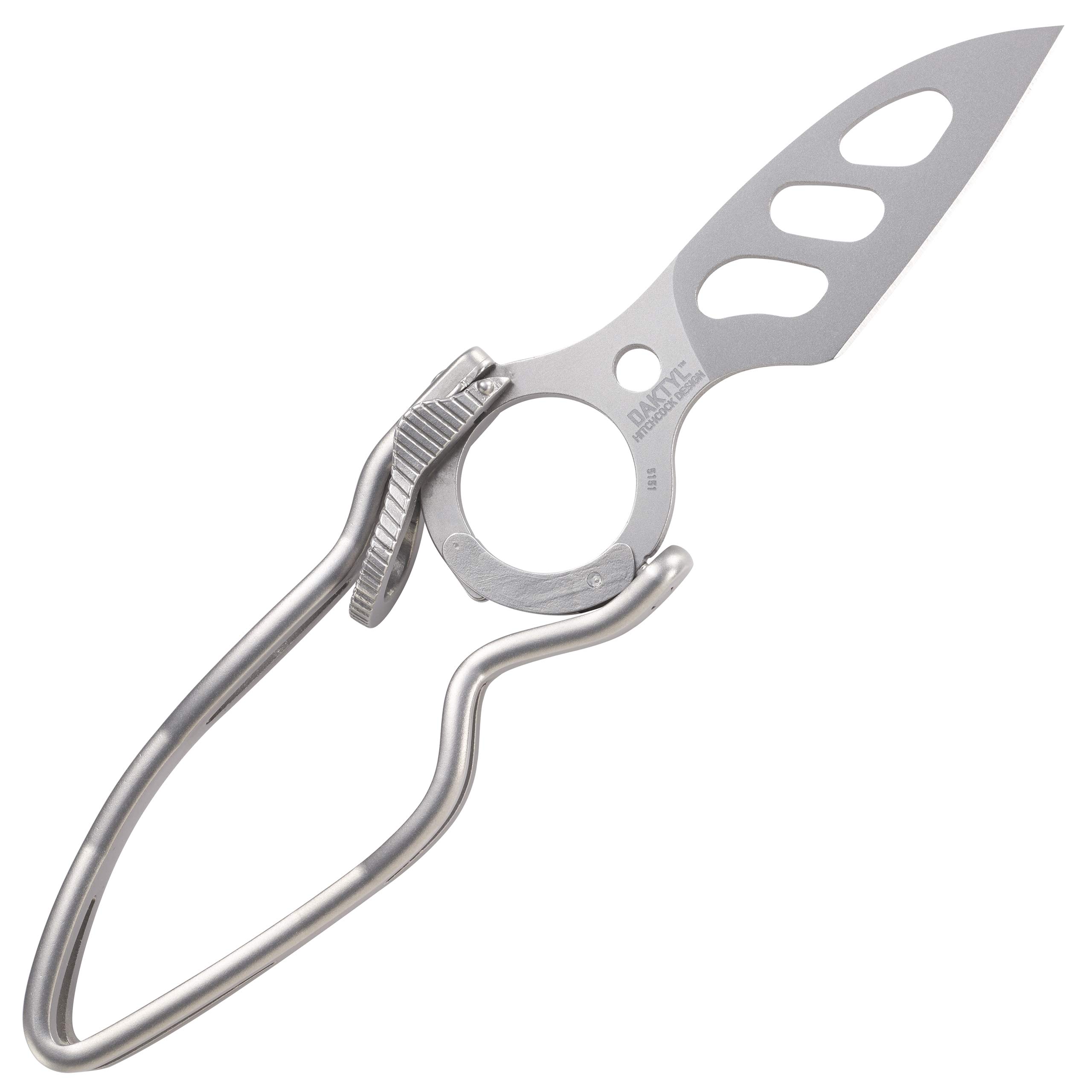 CRKT Daktyl EDC Pocket Knife - Bead Blast Blade, Slide Lock for Outdoor & Daily Use