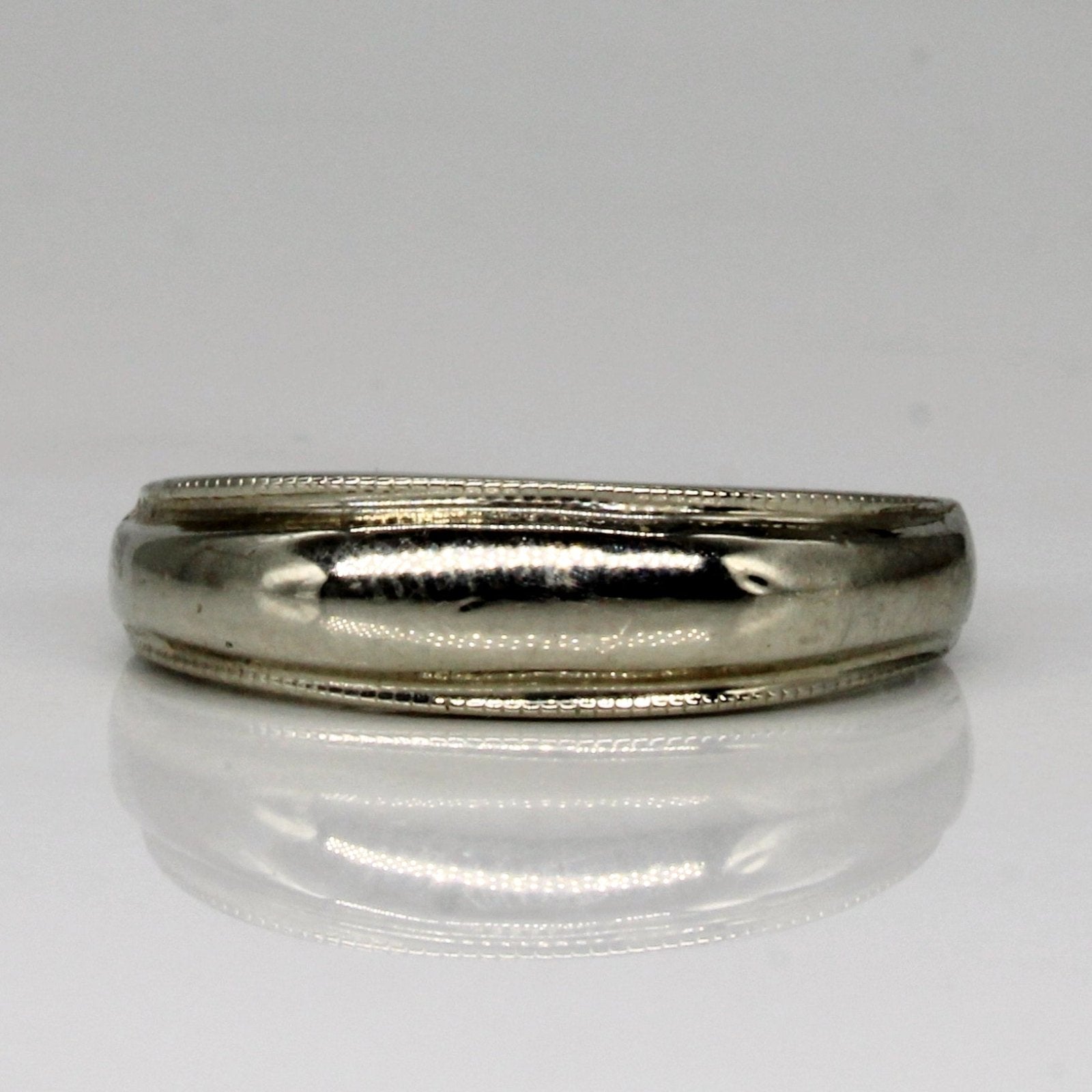 10K White Gold Ring for Women - Size 6.5 Wedding Band, Engagement Ring, Anniversary Gift - Perfect for Everyday Wear & Special Occasions
