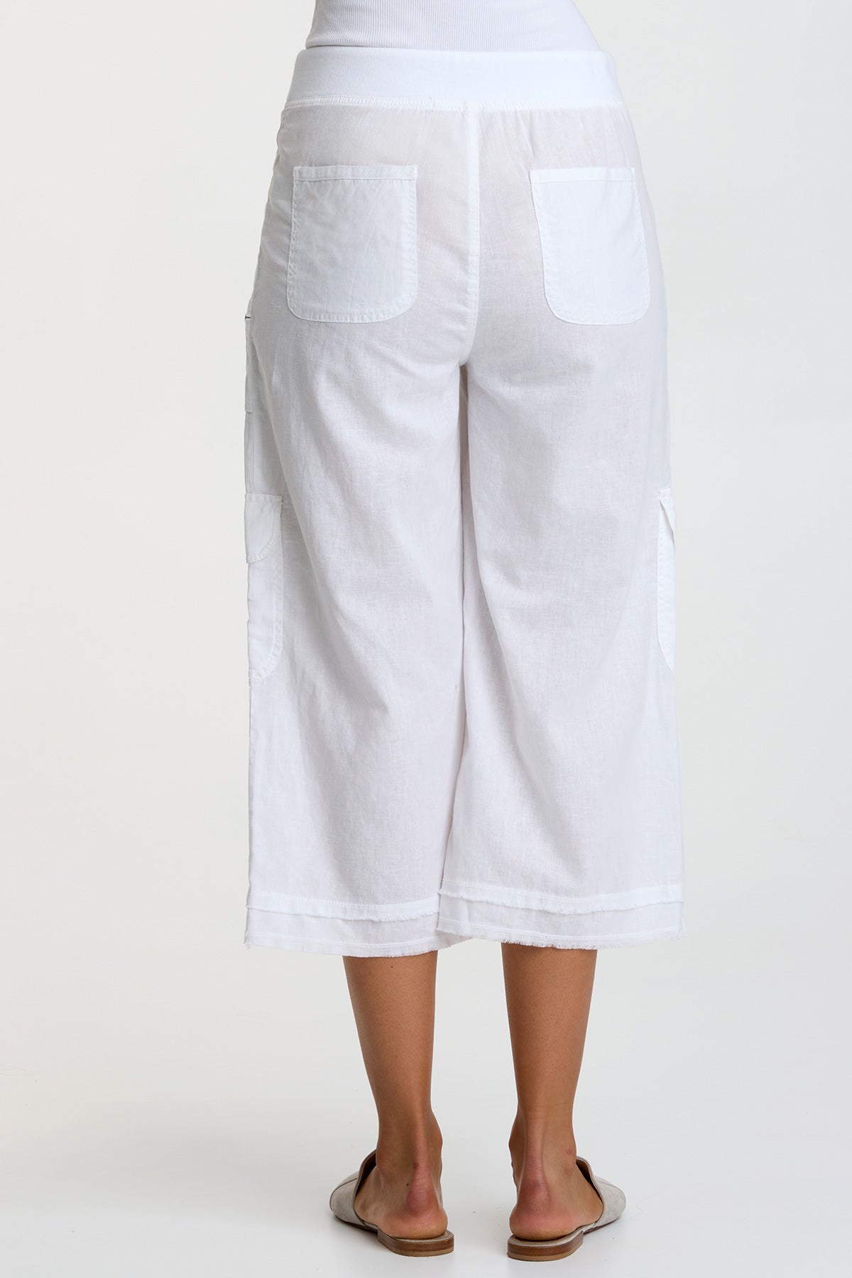 Premium Linen Gaucho Pants for Women - Comfortable & Stylish Summer Wide Leg Trousers - Perfect for Beach, Vacation & Boho Fashion
