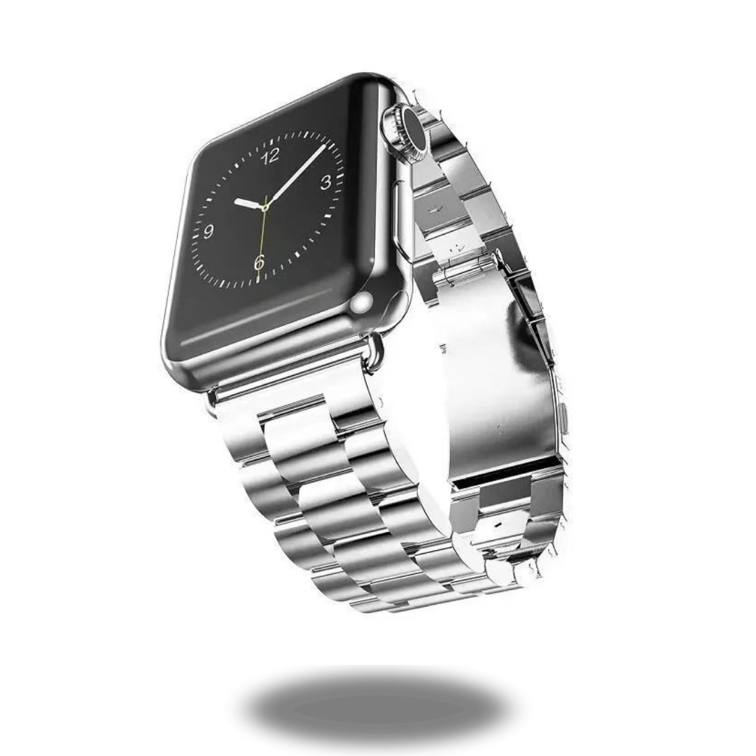 Classic Stainless Steel Watch Band - Durable Metal Watch Strap Replacement for Men & Women | Perfect for Dress Watches, Business Attire & Everyday Wear