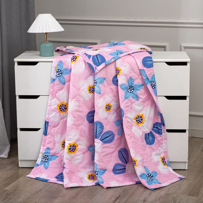 YHWW Summer Quilt Set - Lightweight Fashion Print Quilting Blanket for Spring & Summer, Soft & Comfortable Double-Sized Bedding (180x200cm/71x78inch) - Perfect for Adults & Kids, Machine Washable | Ideal for Bedroom, Guest Room, or Outdoor Picnics