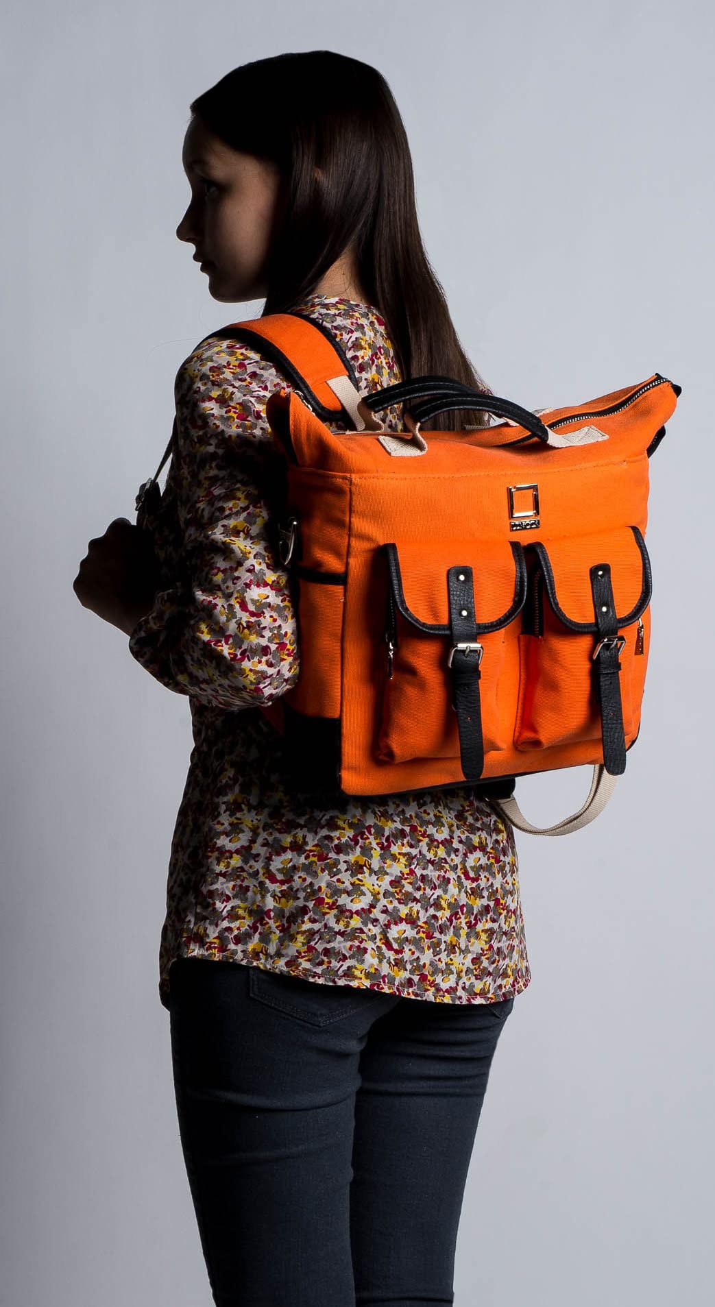 Multipurpose Laptop Backpack Purse - Convertible Travel Bag for Work & School