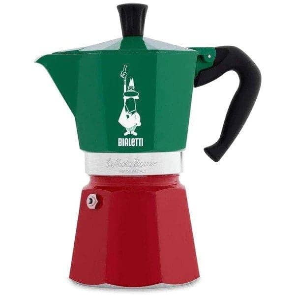 Bialetti Moka Express Italia 3 Cup Stovetop Espresso Maker - Classic Italian Coffee Maker for Home, Office & Camping Use
