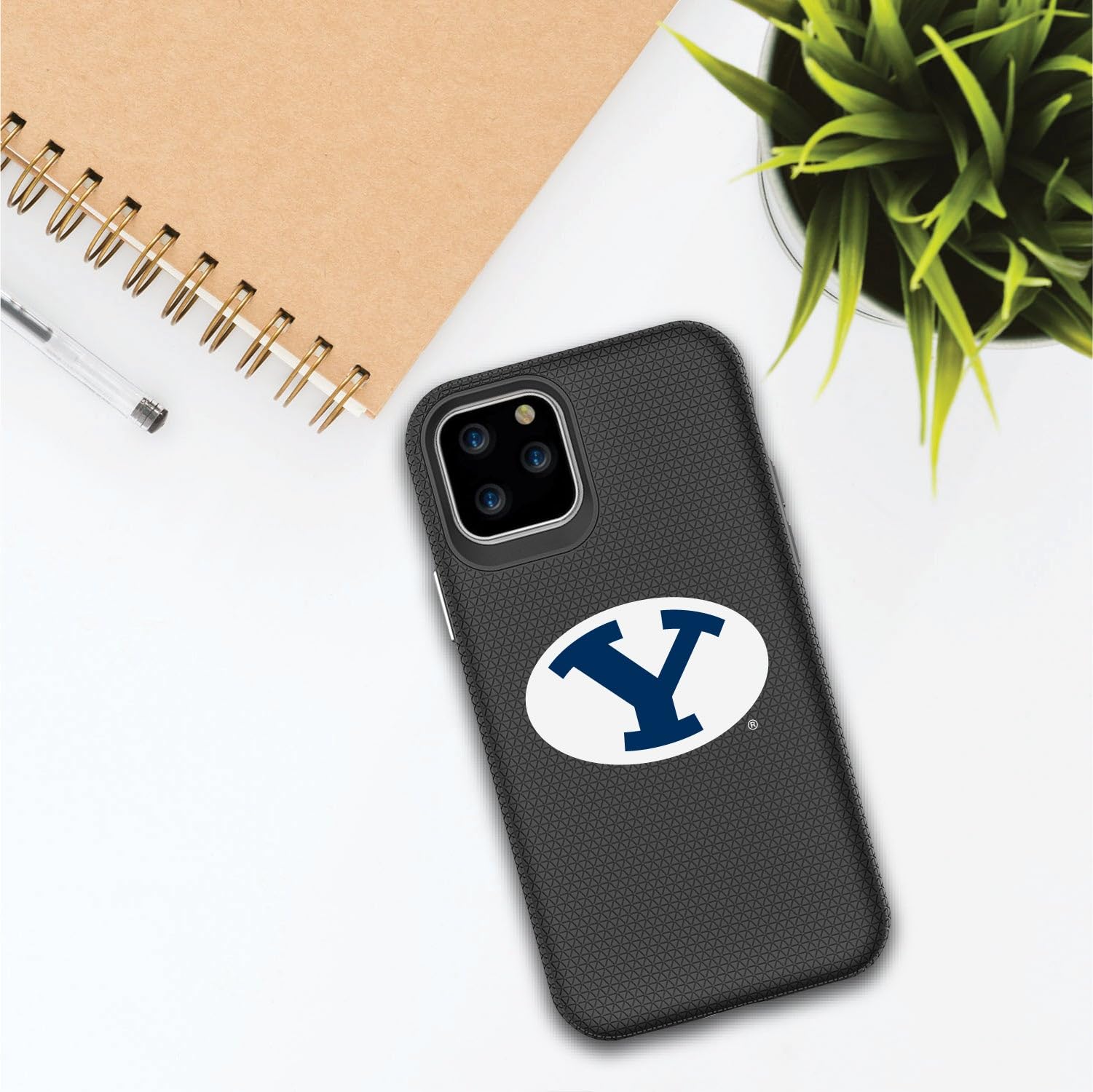 OTM Essentials Durable Tough Shell Phone Case for iPhone 13 Pro & 14 Pro - Brigham Young University Design - Perfect for College Students, Alumni & Fans - Protective Cover for Everyday Use, School & Travel