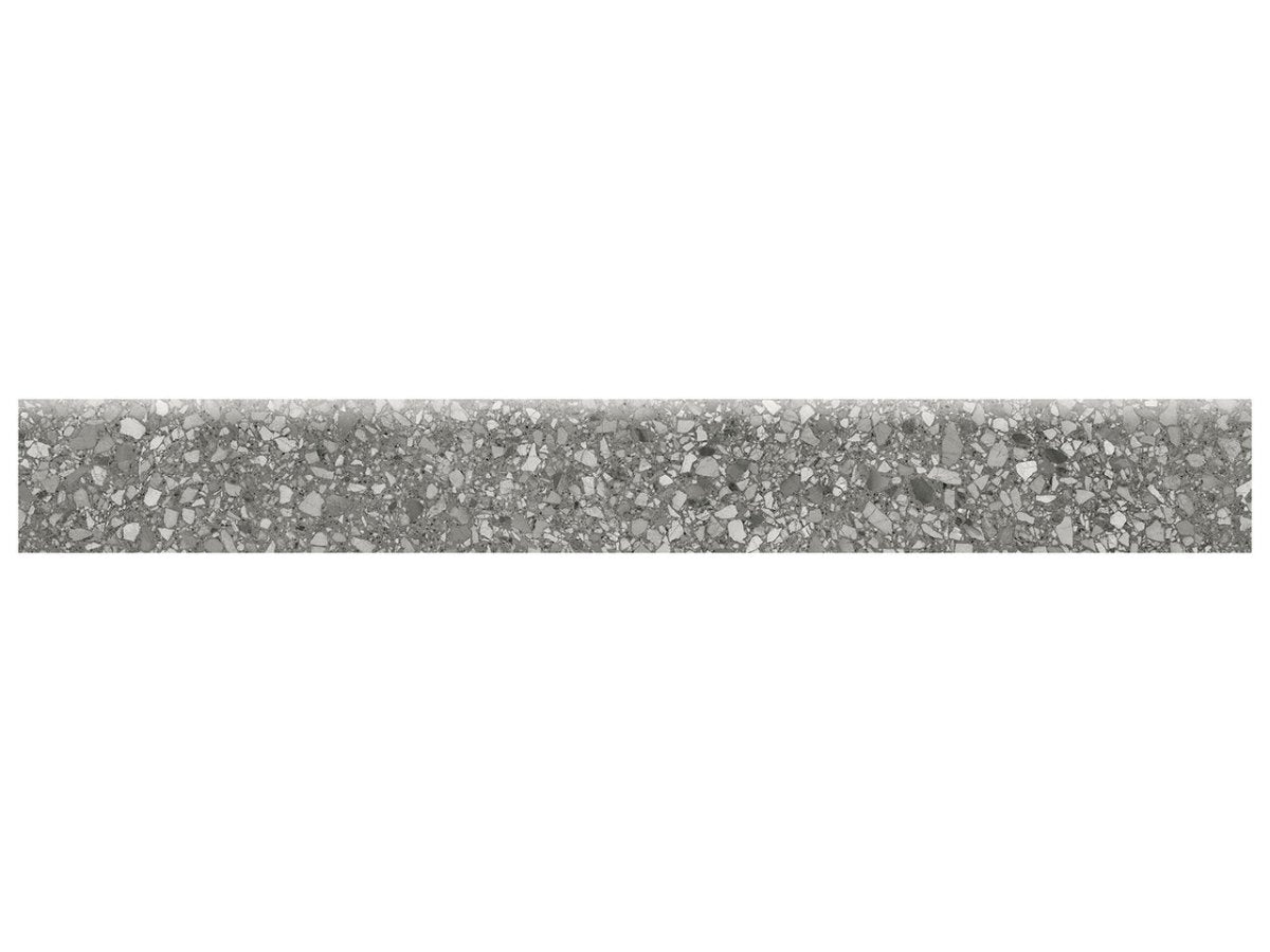 3-Pack 24-Inch Matte Porcelain Bullnose Tile - Premium Body for Bathroom, Kitchen & Shower Walls - Waterproof & Durable Ceramic Edge Trim for Home Renovation