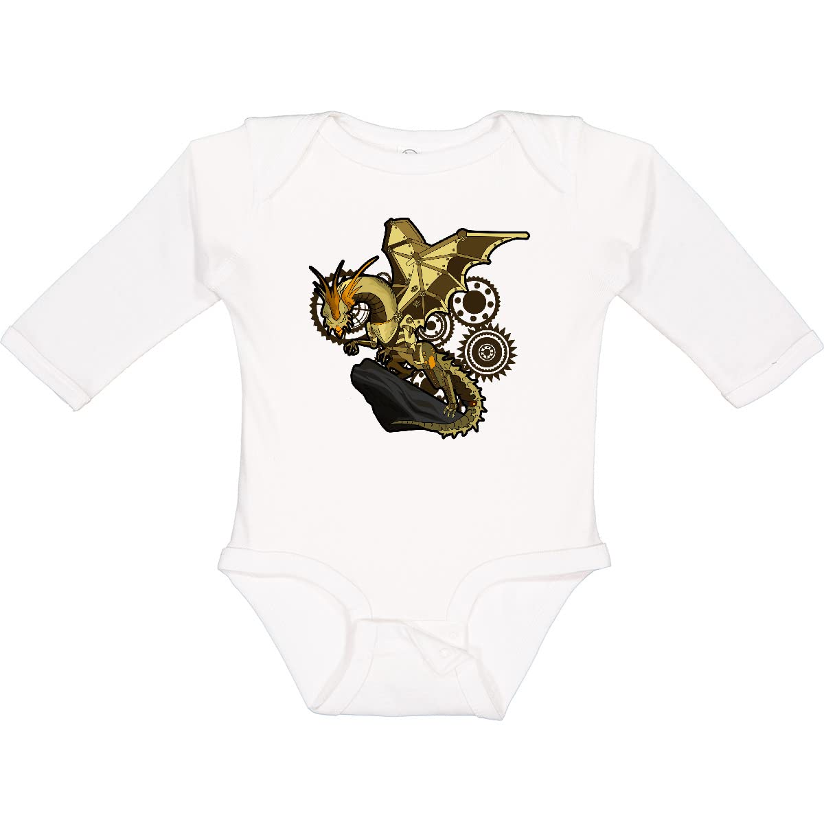 Steampunk Dragon Long Sleeve T-Shirt for Fantasy Lovers