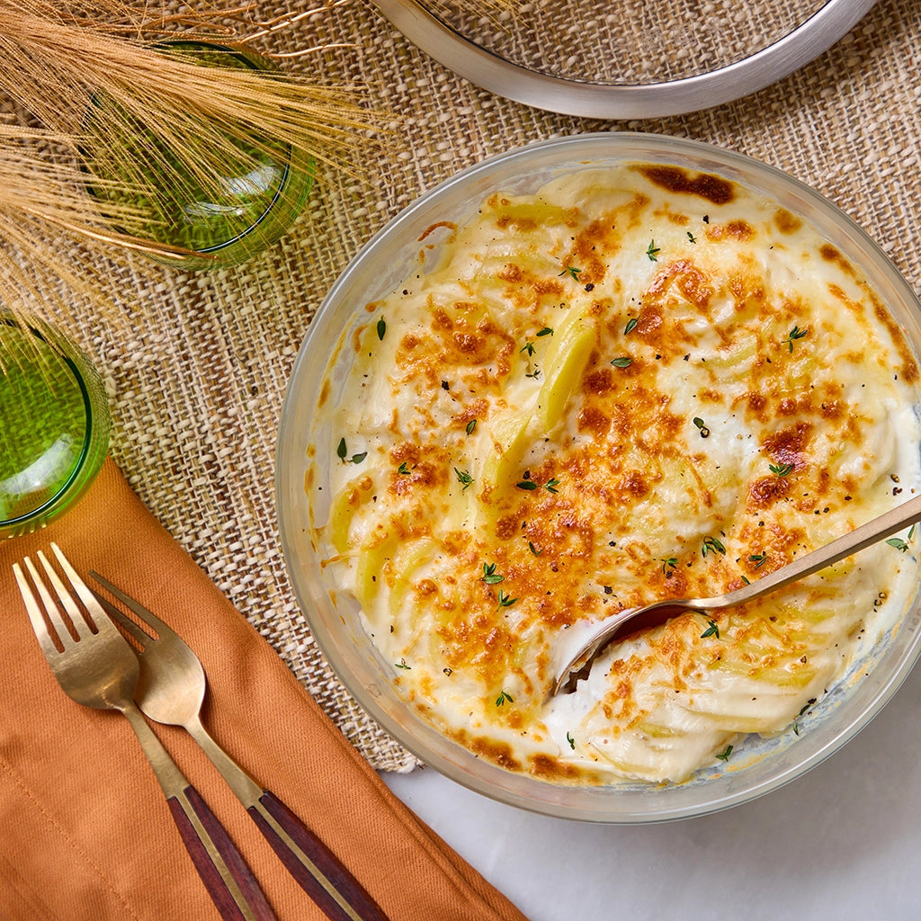 Delicious Scalloped Potato Gratin Recipe - Creamy, Cheesy & Easy Homemade Dish for Family Dinners & Holiday Gatherings
