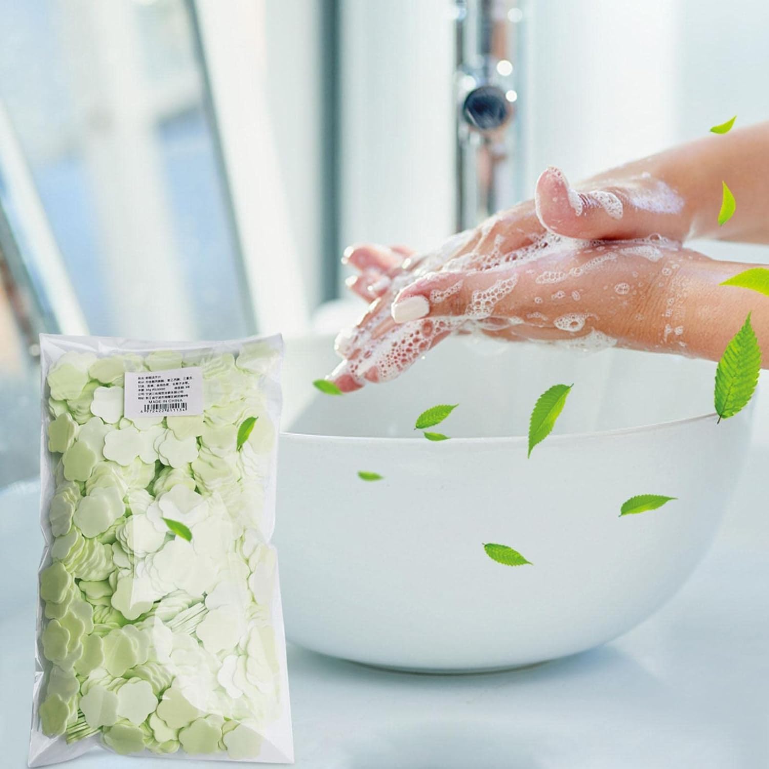 JJLFresheners 1000 Sheets Portable Disposable Paper Soap - Travel Size Hand Washing Soap Sheets for Camping, Hiking, Outdoor Activities & Emergency Hygiene