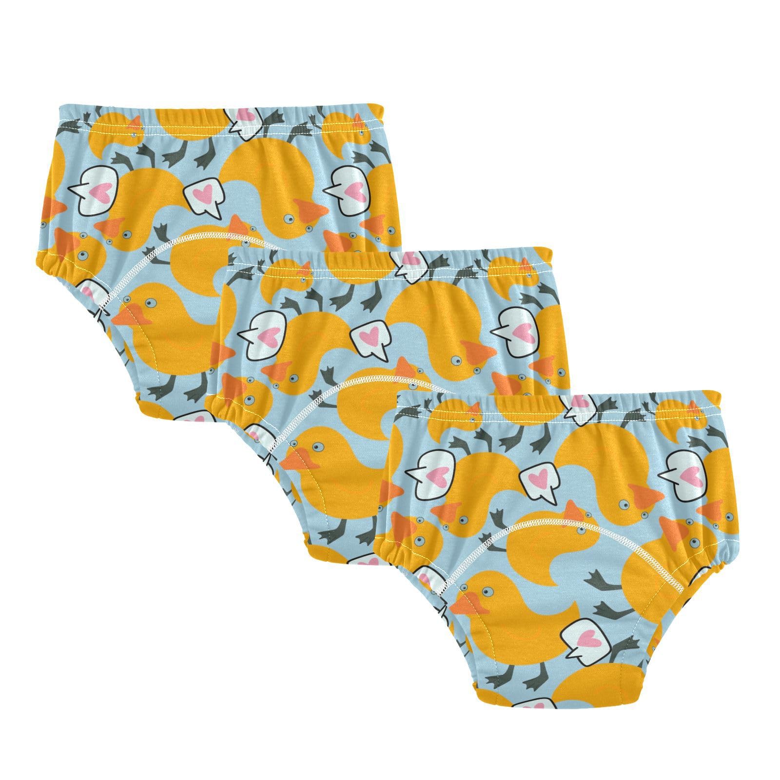 Yellow Duck Baby Training Pants - Absorbent Sleepwear for Toddlers 3T