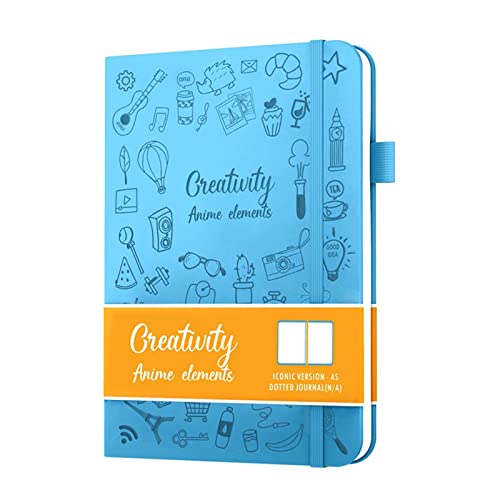 Premium Dotted & Lined Notebook Journal - 100 Sheets with Elastic Closure | Office, School, Business, Home Use | Writing, Note Taking, Planning, Journaling