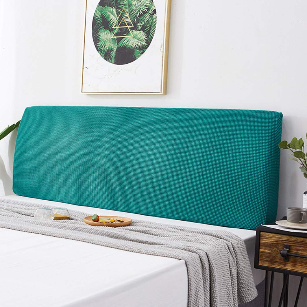 BERTERI Green Jacquard Headboard Cover for Full Bed - Dustproof & Washable Upholstered Bed Headboard Protector - Perfect for Leather Beds, Home Decor & Guest Rooms