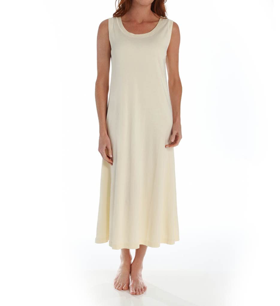 Women's Sleeveless Butterknits Nightgown - Soft & Comfortable Ankle-Length Sleepwear for Women | Perfect for Relaxing at Home, Lounging, or Overnight Stays