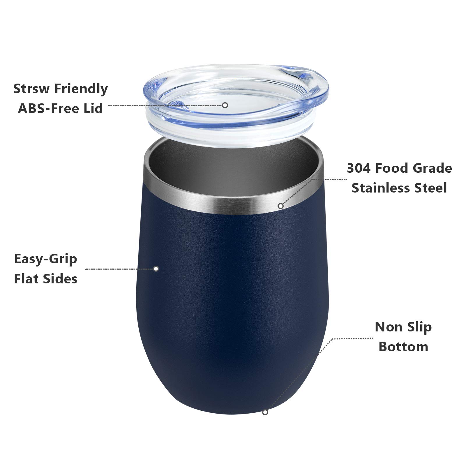 MEWAY 12oz Stainless Steel Wine Tumbler Set of 16 - Vacuum Insulated Travel Mug with Lid for Coffee, Cocktails & Drinks | Bulk Gift for Women | Perfect for Parties, Picnics & Office Use (Mix Colors)
