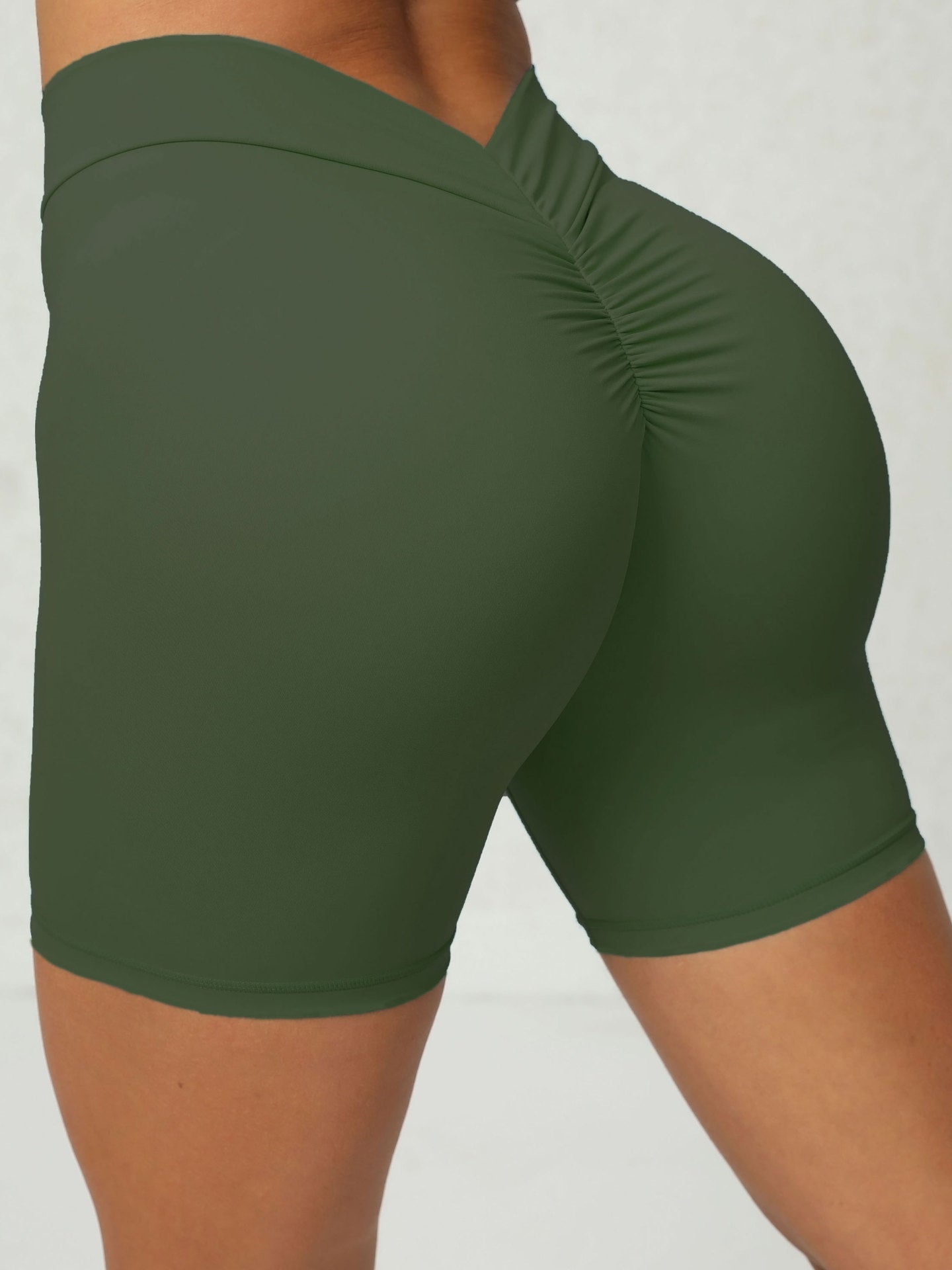 ZASUWA Women's High Waisted Scrunch Butt Lifting Spandex Workout Shorts - Perfect for Gym, Yoga, Running & Fitness Training