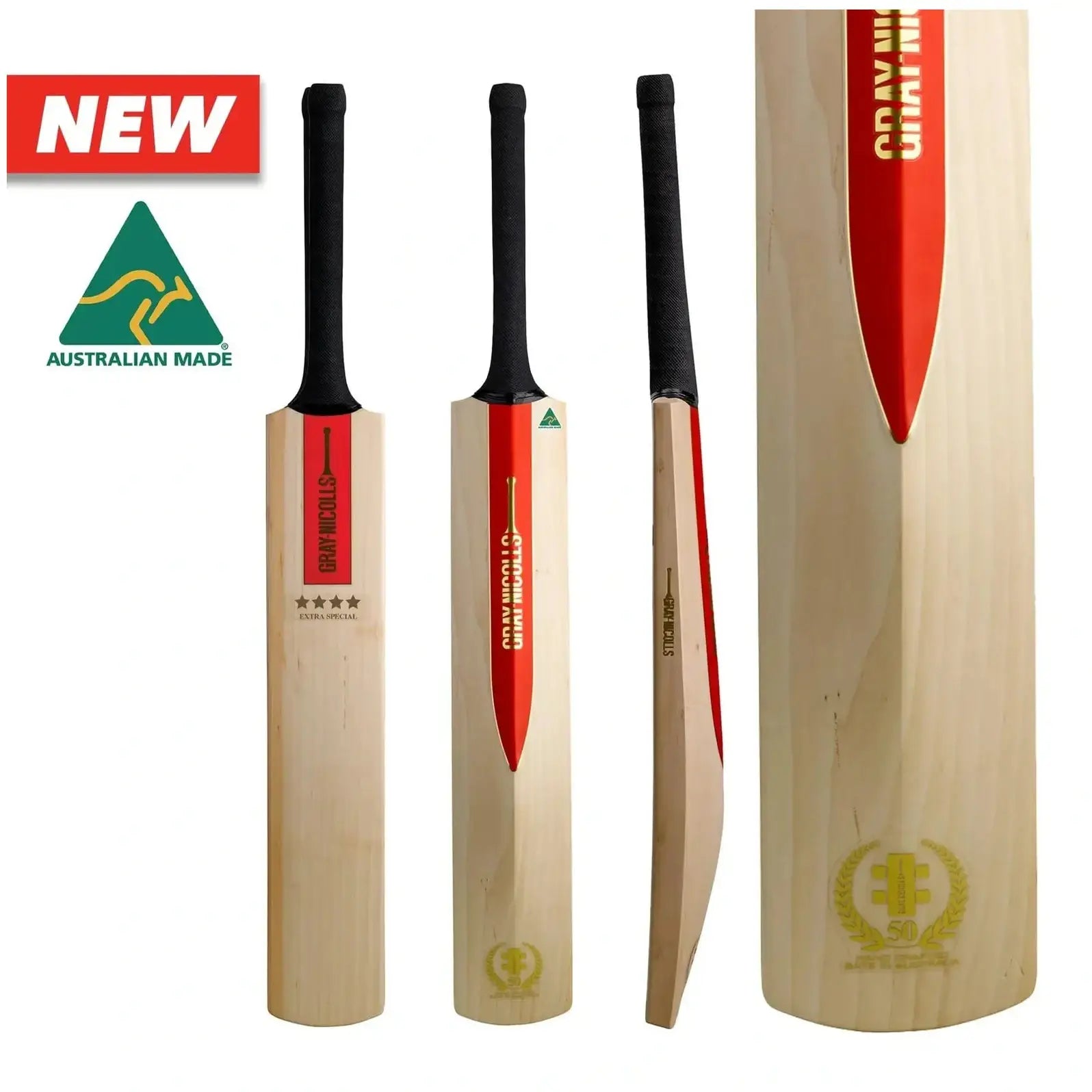 Gray Nicolls 50th Anniversary Extra Special Adult Cricket Bat - Premium English Willow for Professional & Club Players - Perfect for Matches, Training & Cricket Enthusiasts