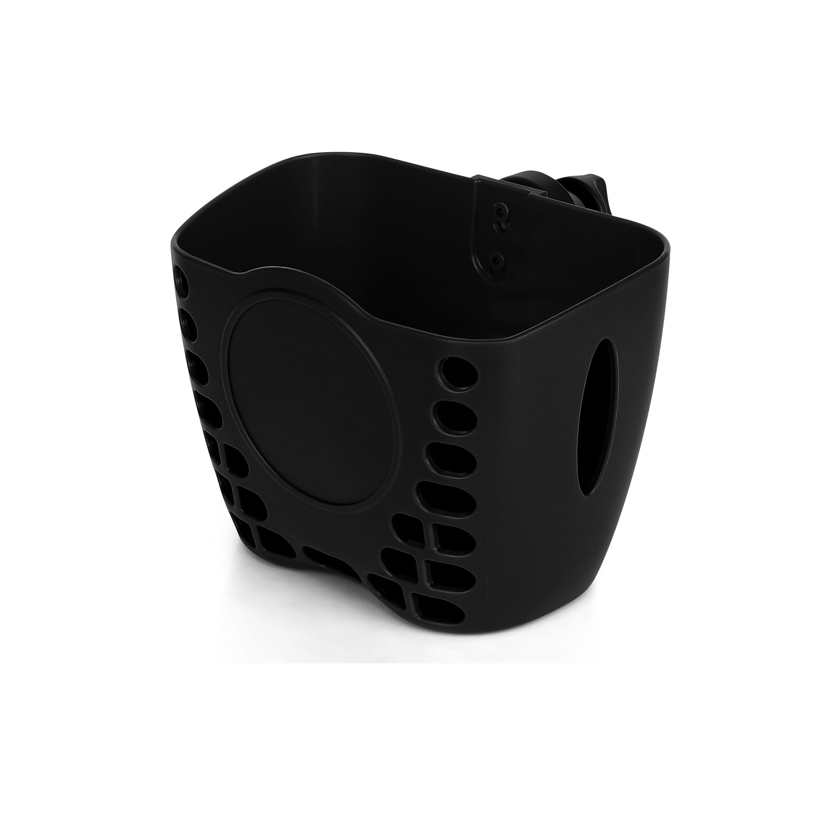 Universal 360° Rotatable Large Cup Holder for Stroller, Bike, Wheelchair & Walker - Durable Drink Holder Basket with Wide Opening | Perfect for Parents, Cyclists & Mobility Aid Users