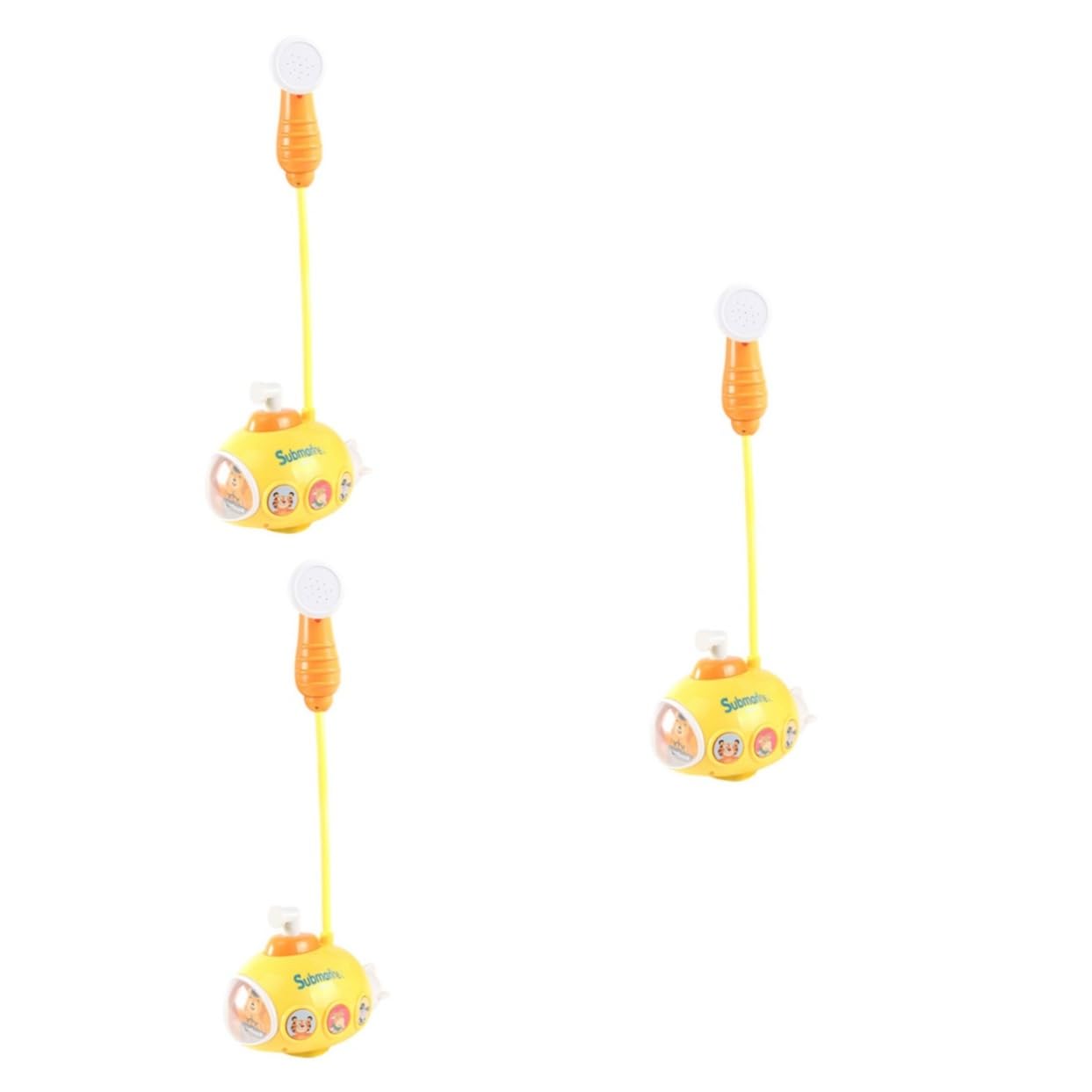 VICASKY 3-Piece Kids Bath Toys Set - Electric Water Sprayer Animal Shower Toys for Toddlers, Fun Bathtime Playtime for Boys & Girls (Yellow Plastic) | Perfect for Bath Time, Pool Parties & Outdoor Water Play