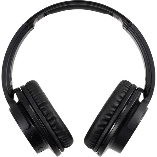 Audio Technica ATH-ANC500BT Wireless Over-Ear Noise Cancelling Headphones - Bluetooth, Hi-Res Audio, 30-Hour Battery (Black) | Perfect for Travel, Office & Commuting