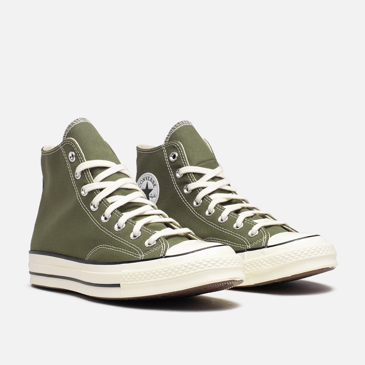 Chuck 70 High Top Sneakers in Utility Green - Classic Canvas Shoes for Men & Women - Perfect for Casual Wear, Street Style & Skateboarding