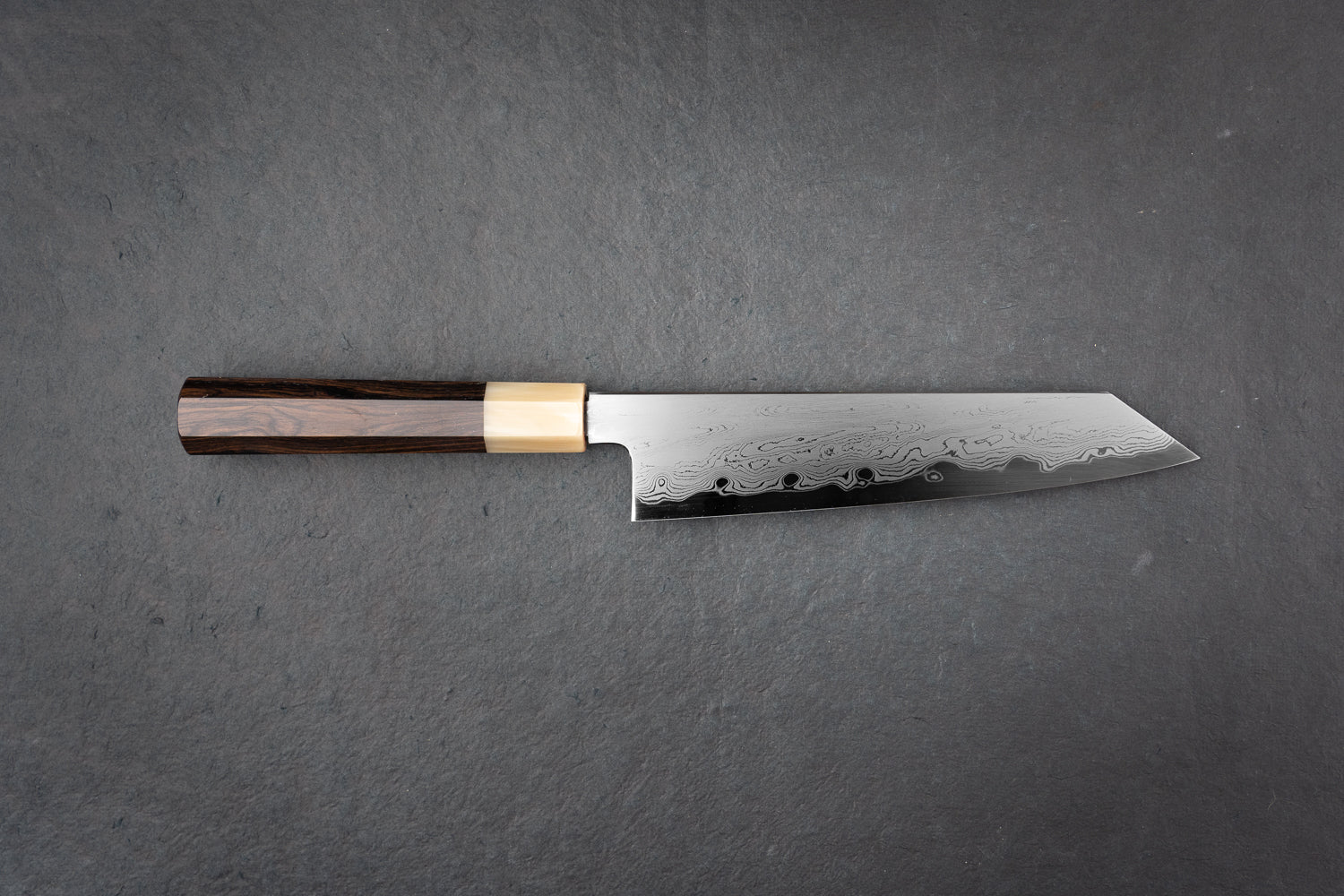 Premium Damascus Kiritsuke Gyuto 210mm - Satoshi Nakagawa x Naohito Myojin Aoichi Handcrafted Japanese Chef Knife for Professional Sushi & Meat Cutting - Perfect for Home Chefs & Culinary Enthusiasts