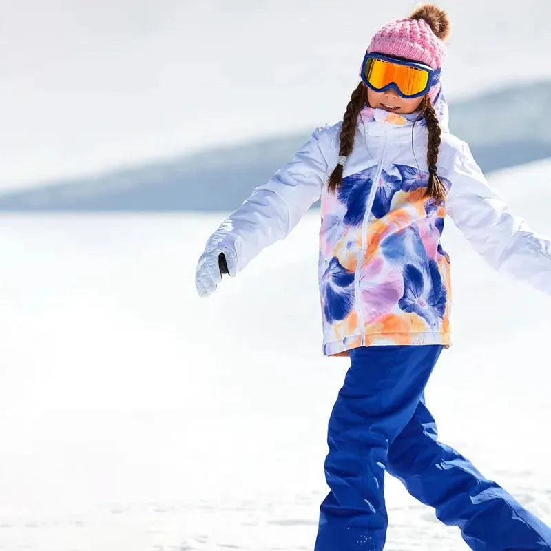 ROXY Girls' Greywood Snow Jacket - Waterproof Winter Coat for Kids - Perfect for Skiing, Snowboarding & Outdoor Adventures