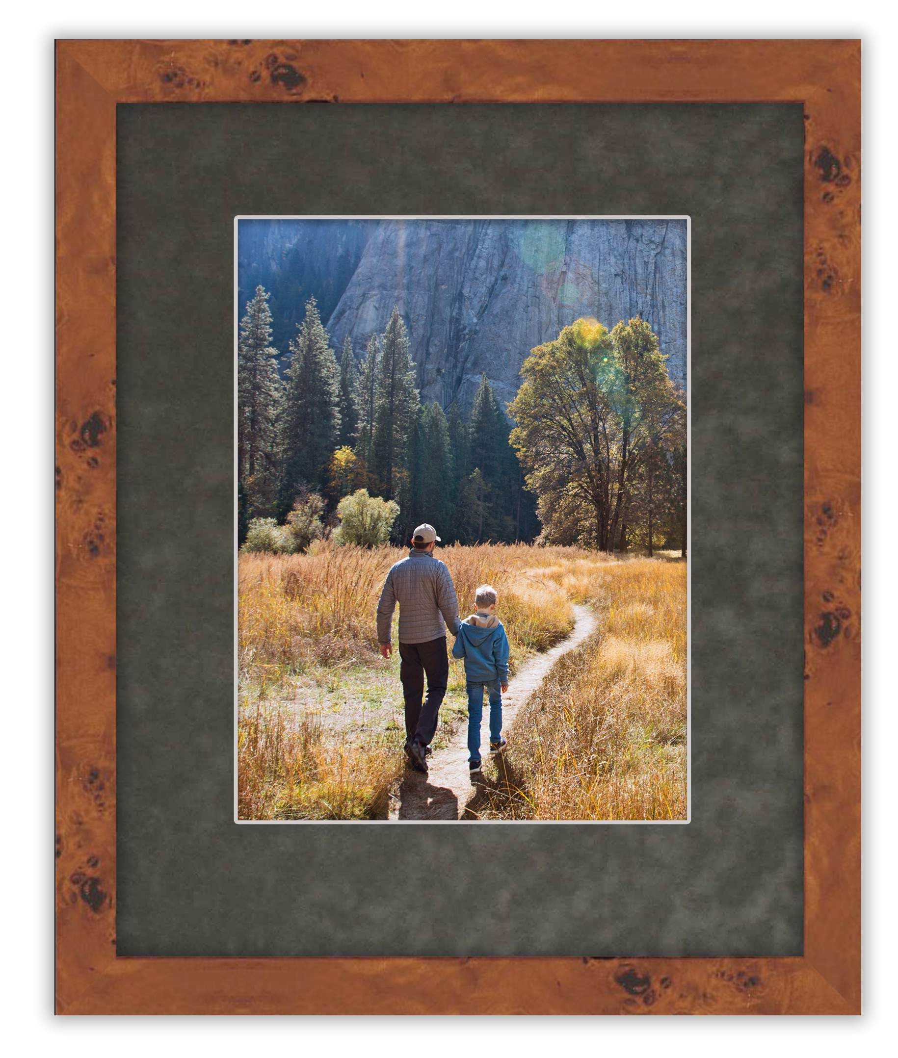 12x36 Acid-Free Dark Grey Suede Bevel Cut Mat Board for 10x30 Photos - 4-Ply Thickness with Backing Board & Self-Seal Crystal Clear Photo Bag - Perfect for Picture Framing, Art Displays, and Professional Photography Presentations