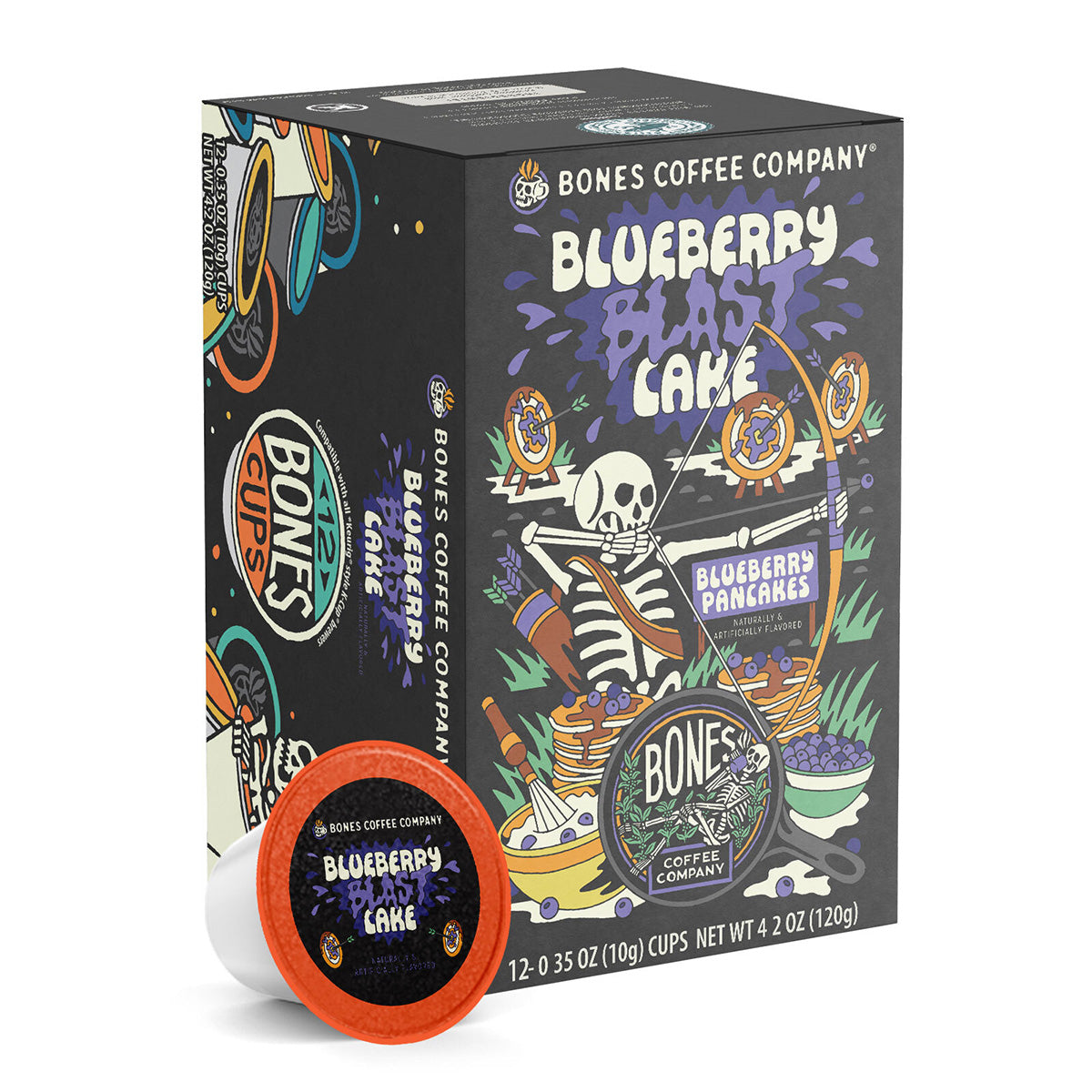 Blueberry Blast Cake Bones Cups - 12 Count Dog Treats for Small & Medium Breeds | Perfect for Training Rewards & Special Occasions