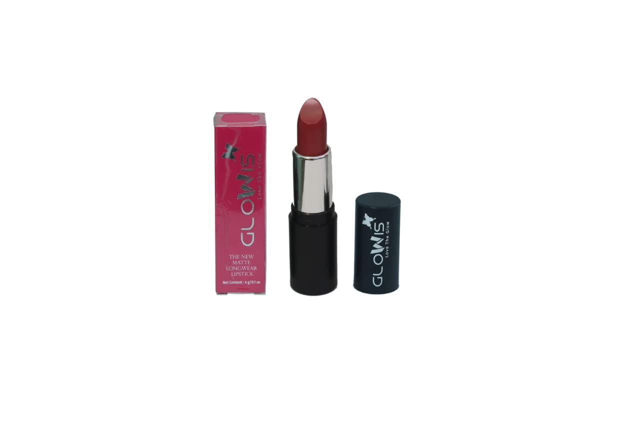 Glowis G-3 Long Lasting Matte Lipstick - Waterproof, Non-Stick, Vegan & Cruelty Free - Perfect for Parties, Dates & Everyday Wear