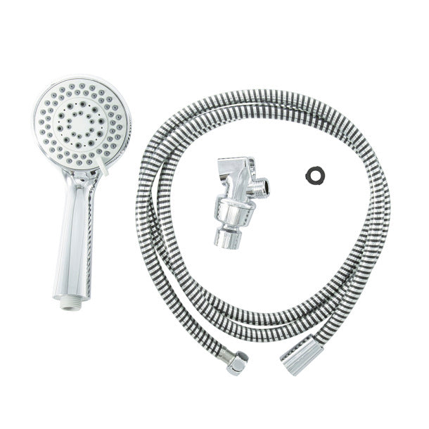 Premium Handheld Shower Head with Adjustable Spray Massager - 5 Settings for Relaxing Spa Experience at Home, Ideal for Bathroom, RV & Pet Washing