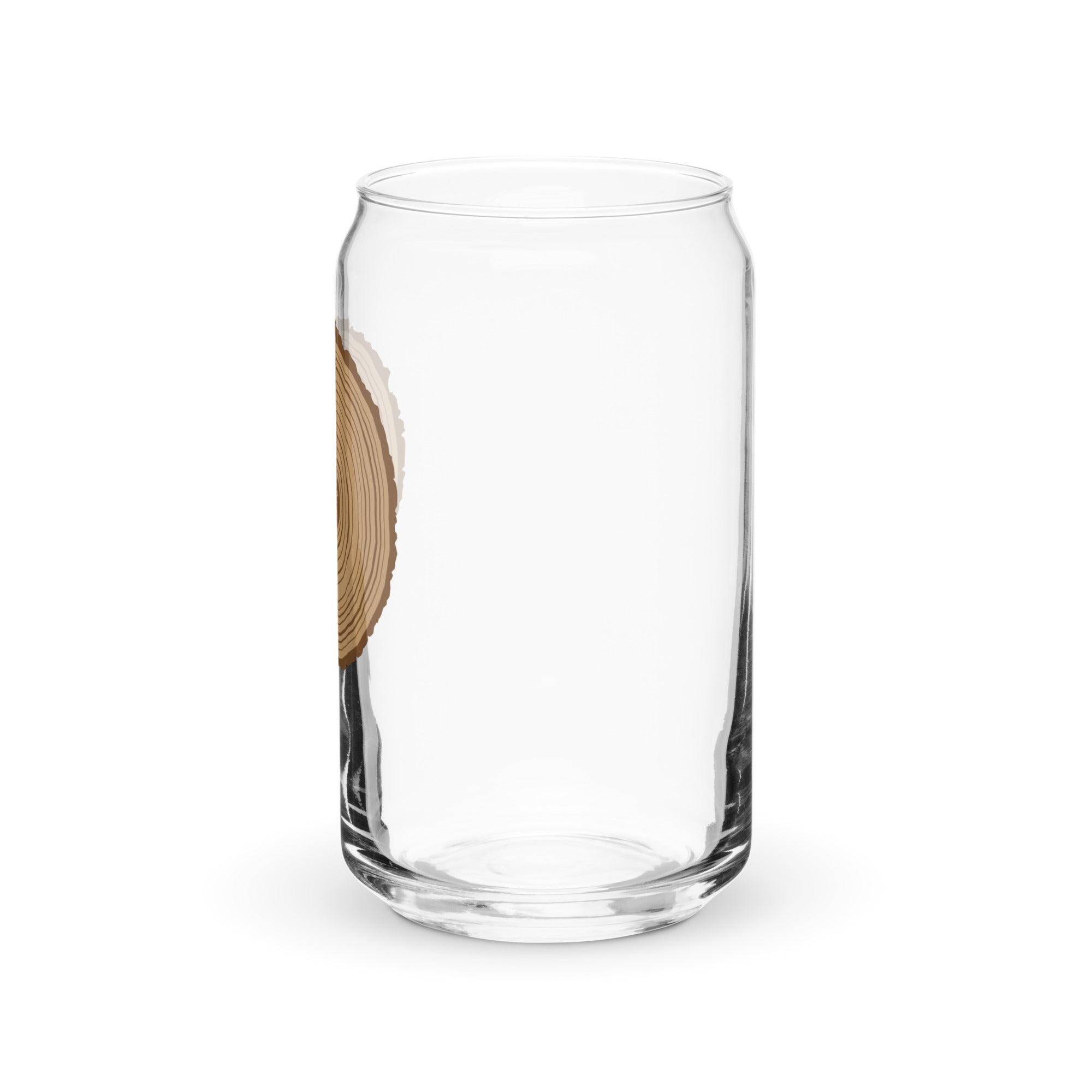 Origin Tree Ring Pint Glass - 16oz Beer Glass with Unique Wood Grain Design - Perfect for Home Bars, Parties, and Gifts