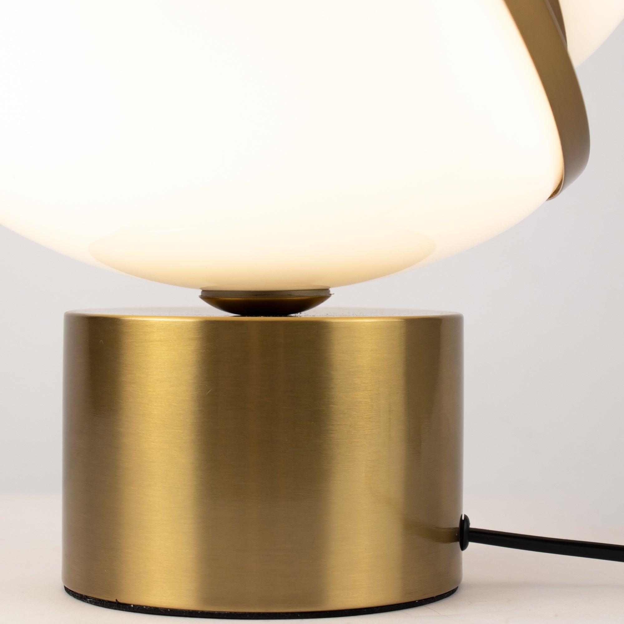 Modern Crescent Table Lamp for Bedroom & Living Room - Stylish Moon-Shaped Night Light for Home Decor, Reading & Relaxation