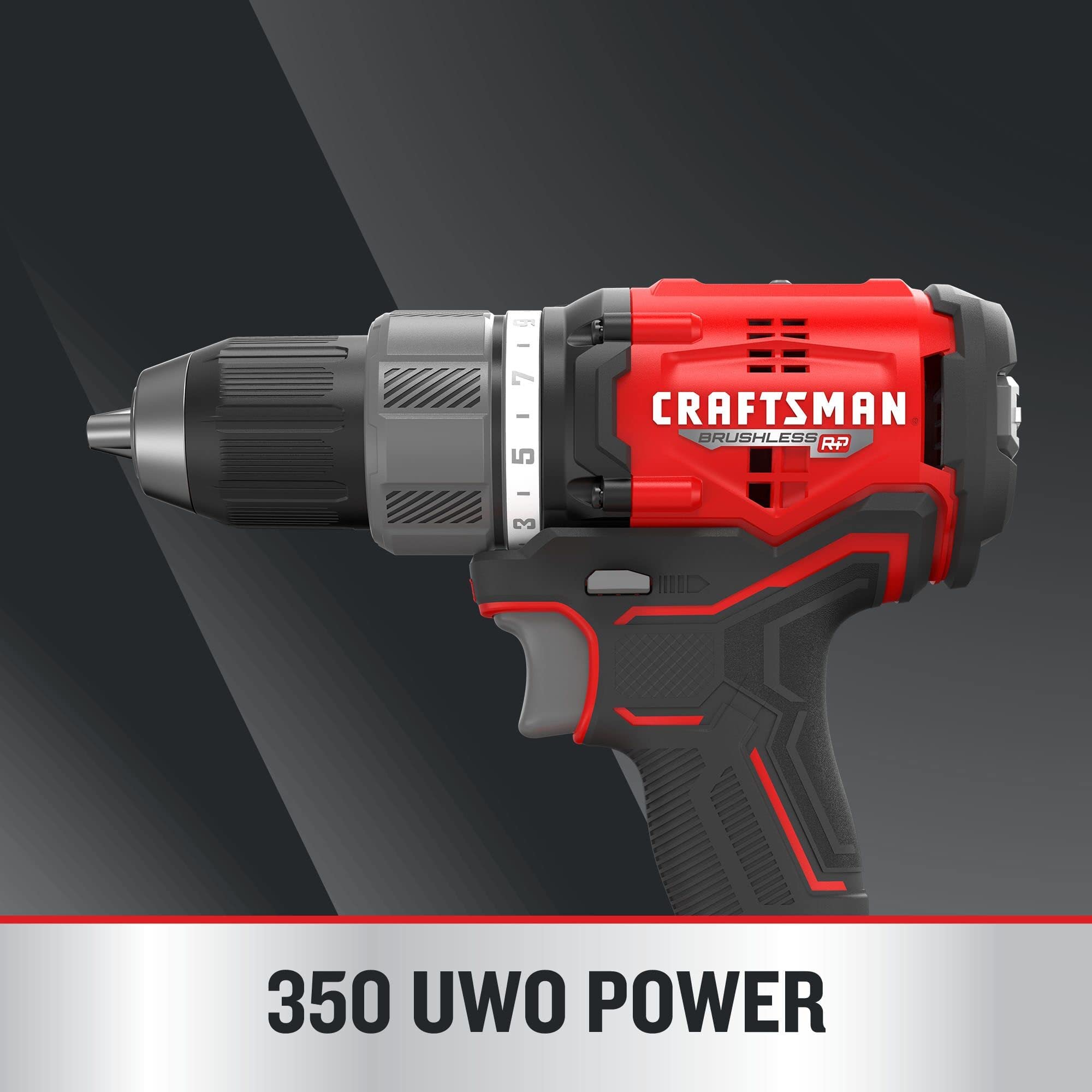 CRAFTSMAN V20 RP Brushless Cordless Drill and Impact Driver Combo Kit with 2 Batteries & Charger (CMCK211C2) - Perfect for DIY Projects, Home Repairs, and Professional Construction Work