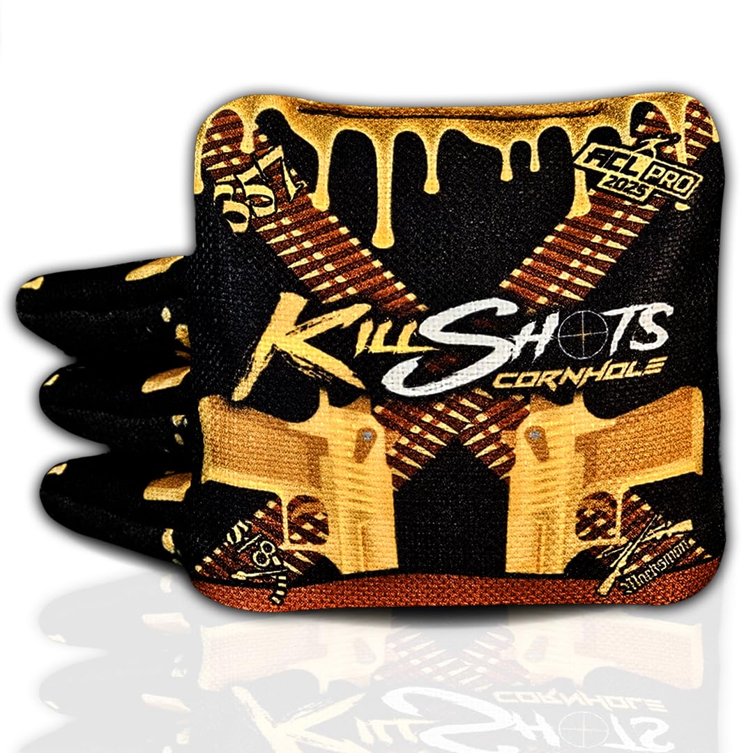 ACL Pro Certified Cornhole Bags - Premium 357 Series Killshots (Set of 4) | Limited Edition Dual-Speed Bean Bags | Durable & Weather Resistant for Outdoor Games | Perfect for Backyard Parties, Tailgating & Cornhole Tournaments