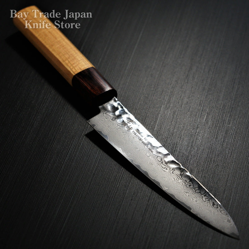 Premium Sakai Takayuki 150mm Hammered Damascus VG10 Petty Knife - 33 Layers Japanese Steel for Slicing, Peeling & Precision Cutting - Perfect for Chefs, Home Cooks & Culinary Enthusiasts