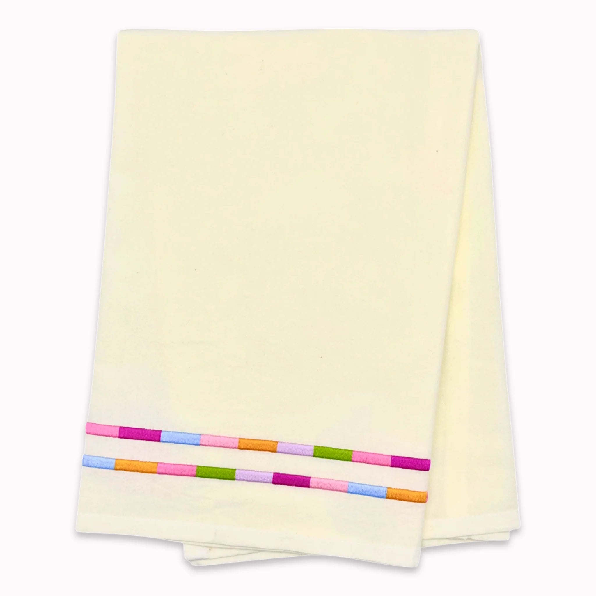 Lynen Splash of Color Tea Towel - Vibrant Cotton Kitchen Towel for Drying Dishes, Decor & Gift - Perfect for Home, Cafe & Hostess Use