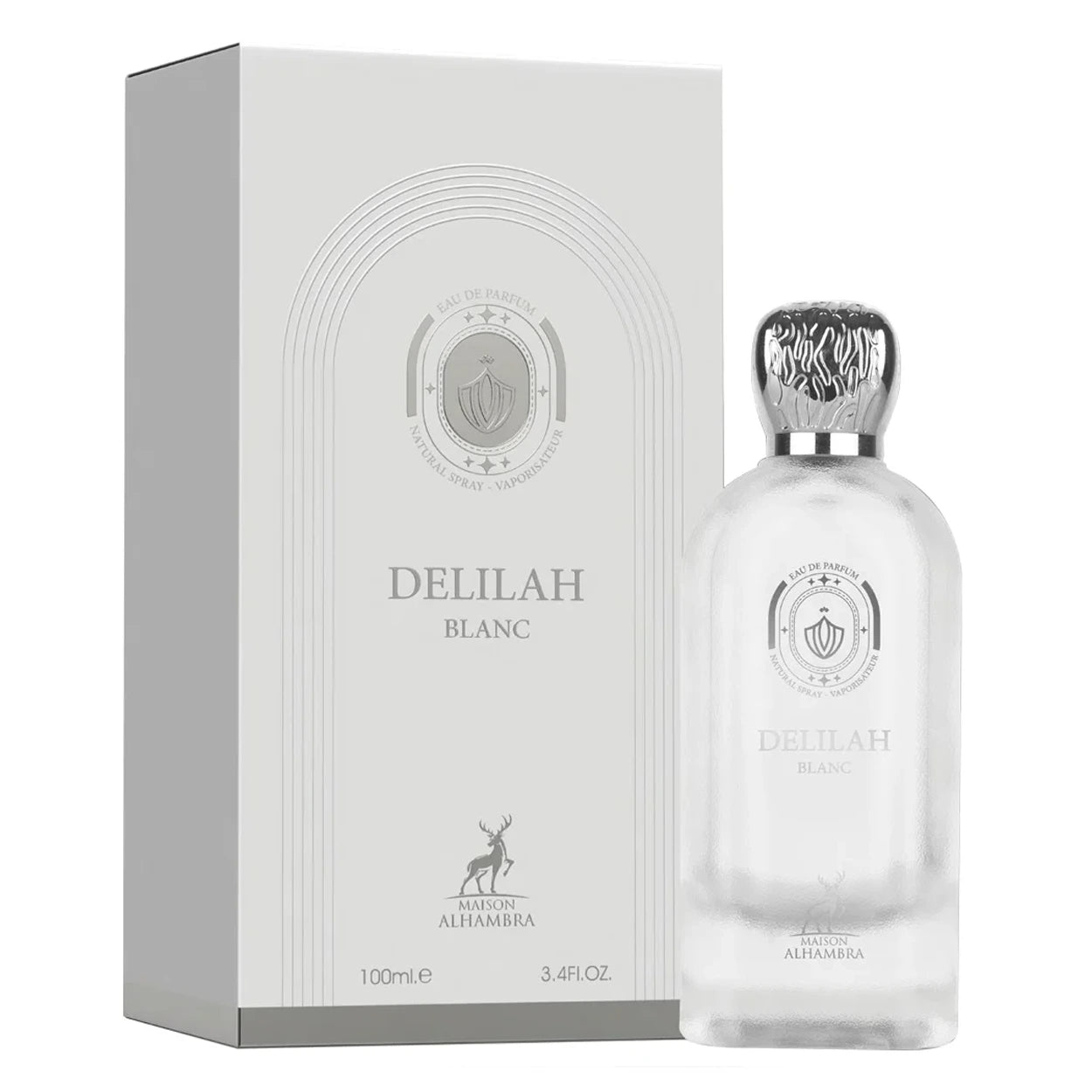 Delilah Blanc 3.4 oz Eau De Parfum for Women - Floral Fragrance Perfume Spray | Perfect for Date Night, Special Occasions & Everyday Elegance