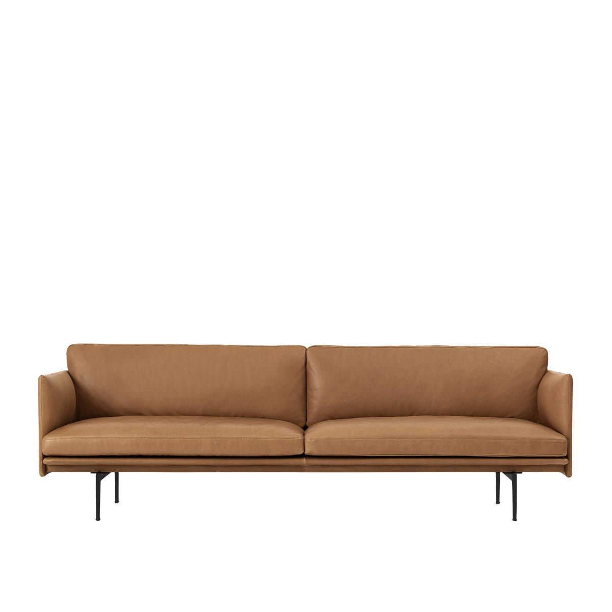 Modern 3-Seater Sofa with Comfortable Cushions - Perfect for Living Room, Lounge, and Office - Free Shipping in US