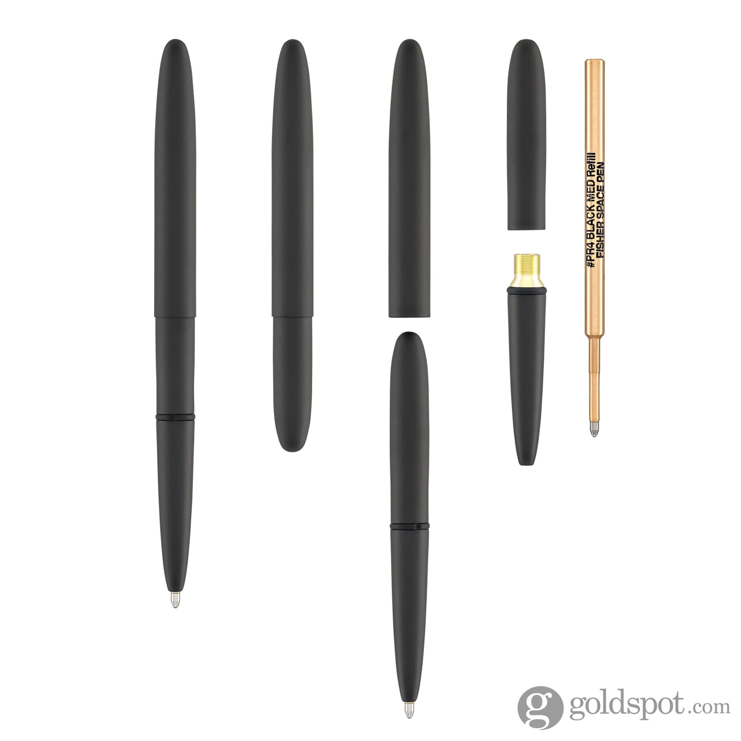 Fisher Space Pen Bullet Ballpoint Pen - Cerakote® Armor Black | Compact & Durable Writing Tool for Outdoor Adventures, Travel & Everyday Use