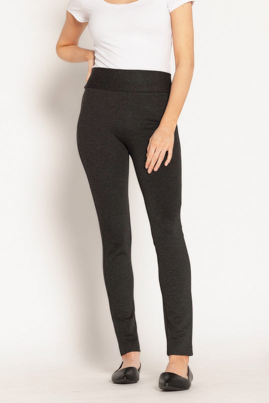 Seriously Slimming Ponte Pants for Women - High Waist Tummy Control Slim Fit Work Pants - Comfortable Office Wear & Casual Outfits