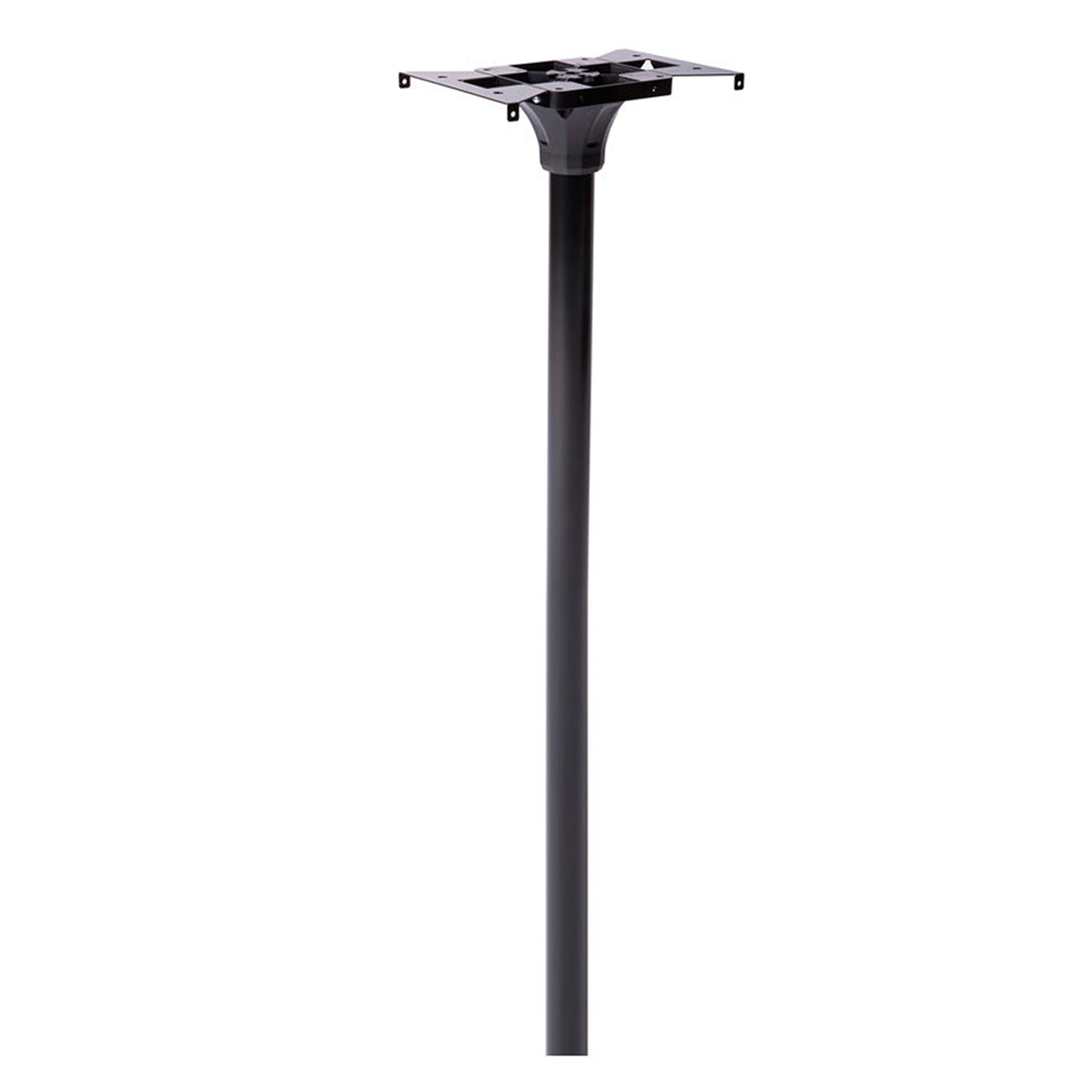 Coolidge Galvanized Steel Mailbox Post - Black Outdoor Mailbox with F Code Compatibility (7511B-10) for Residential & Commercial Use - Perfect for Driveway, Garden, and Front Yard Installation
