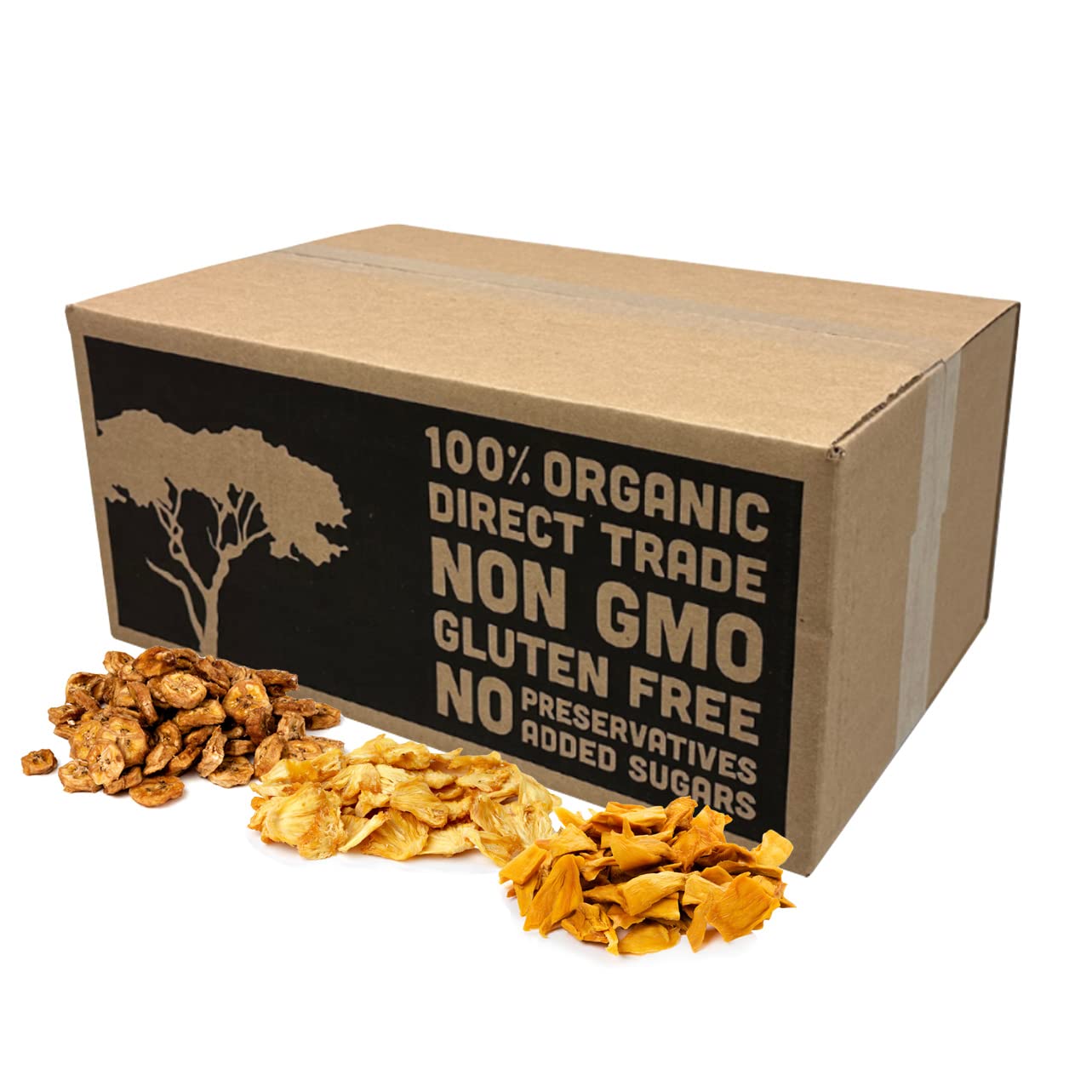 **Mavuno Harvest Tropical Mix Dried Fruit Snack – Unsweetened Organic Dried Fruit, Gluten-Free, Vegan, Non-GMO – Healthy Snacks for Kids & Adults – Bulk 10 lbs – Perfect for Lunchboxes, Hiking & Office Snacks**