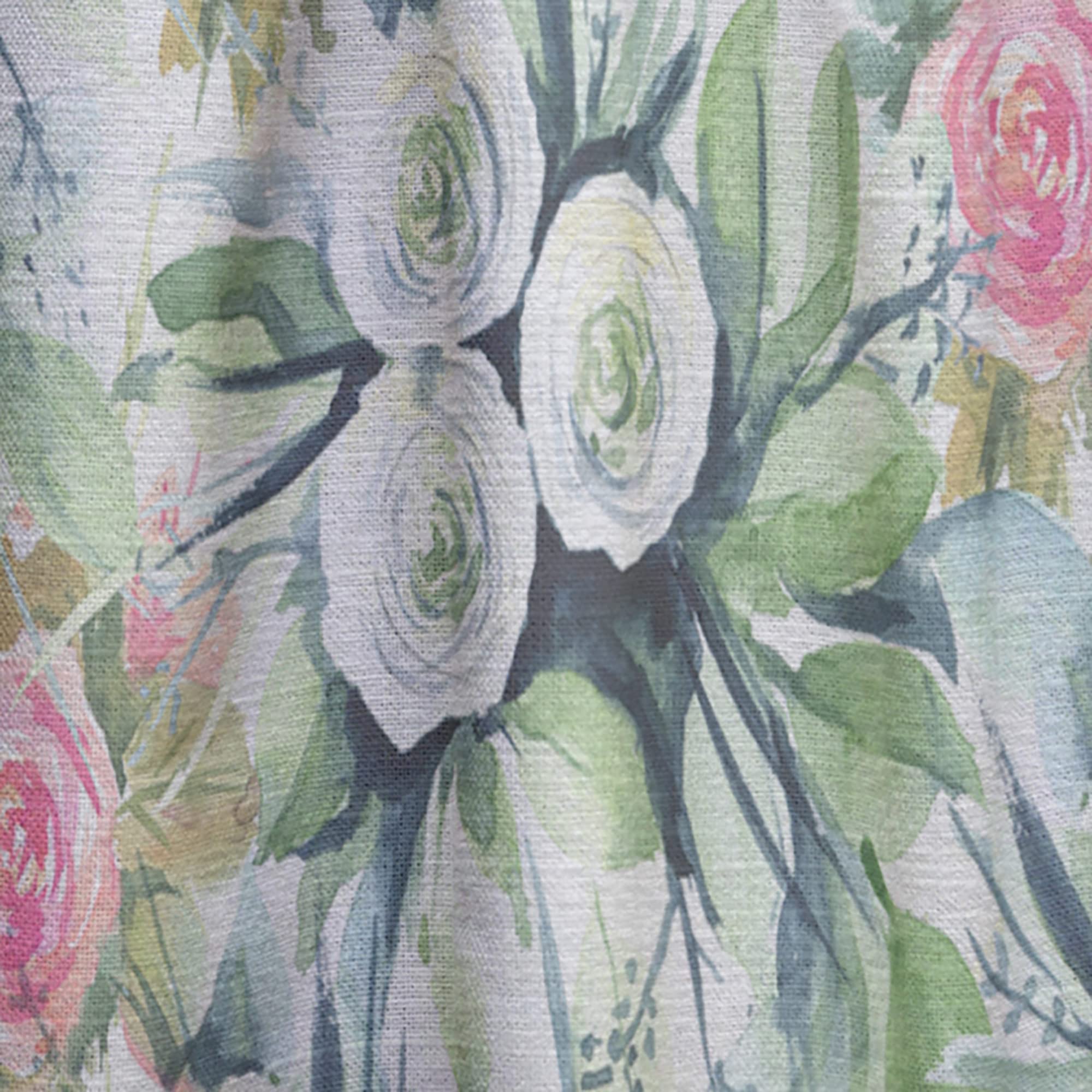 White & Yellow Rose Wedding Floral Curtains - Thermal Insulated Single Panel (52x108) for Bedroom & Living Room - Elegant Home Decor for Weddings, Romantic Dates & Cozy Spaces