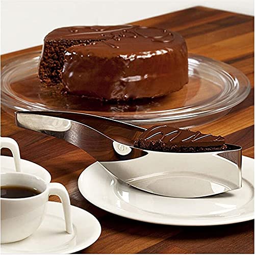 Premium Stainless Steel Cake Slicer - Professional Cake, Pie & Pastry Cutter with Comfort Grip - Perfect for Wedding Cakes, Birthday Parties & Baking Enthusiasts - Also Great for Bread, Pizza & Dessert Serving