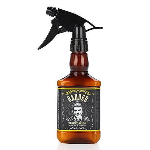 300ml Hair Spray Bottle - Salon & Barber Hair Styling Water Mister, Plastic Hairdressing Sprayer for Hairstyling, Cleaning, Gardening, Misting & Skin Care (Brown) | Perfect for Salon Use, Home Hair Care, Plant Watering & Facial Hydration