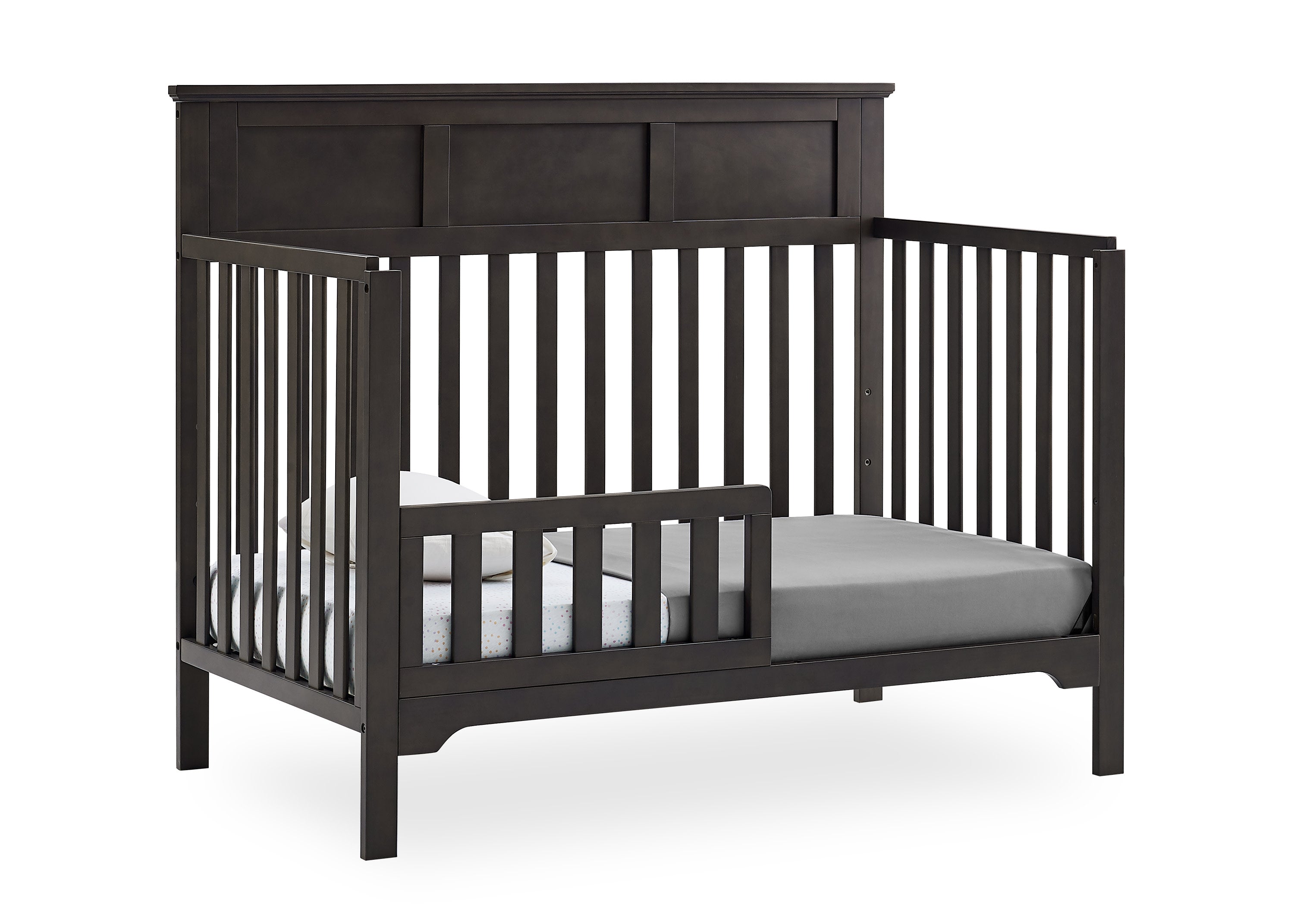 Sweet Beginnings Hart Flat Top 6-in-1 Convertible Crib - Nursery Essential for Newborn to Toddler | Safe & Stylish Baby Bed for Daytime Naps & Overnight Sleep