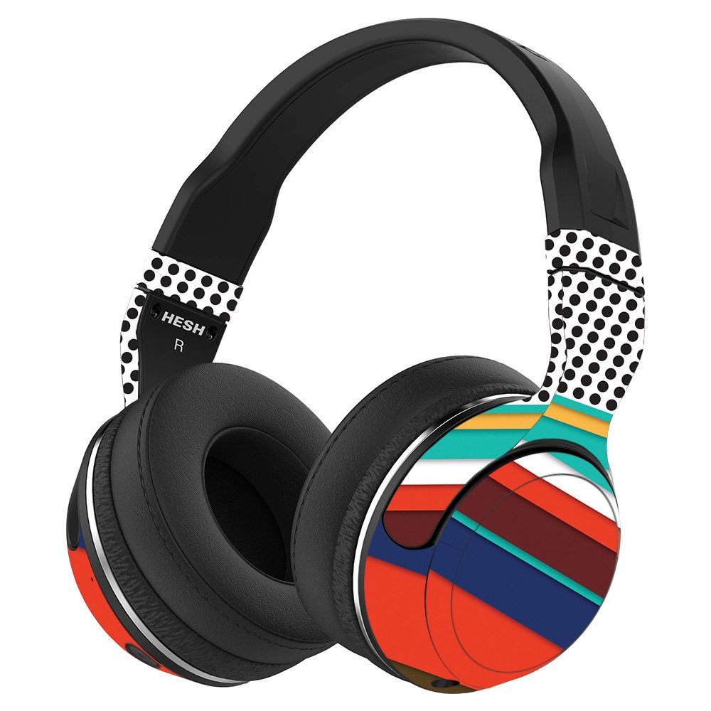 MightySkins Vinyl Wrap Cover for Skullcandy Hesh 2 Wireless Headphones - Protective, Durable, Customizable Skin | Easy to Apply & Remove | Made in USA | Perfect for Travel, Workouts & Personalization