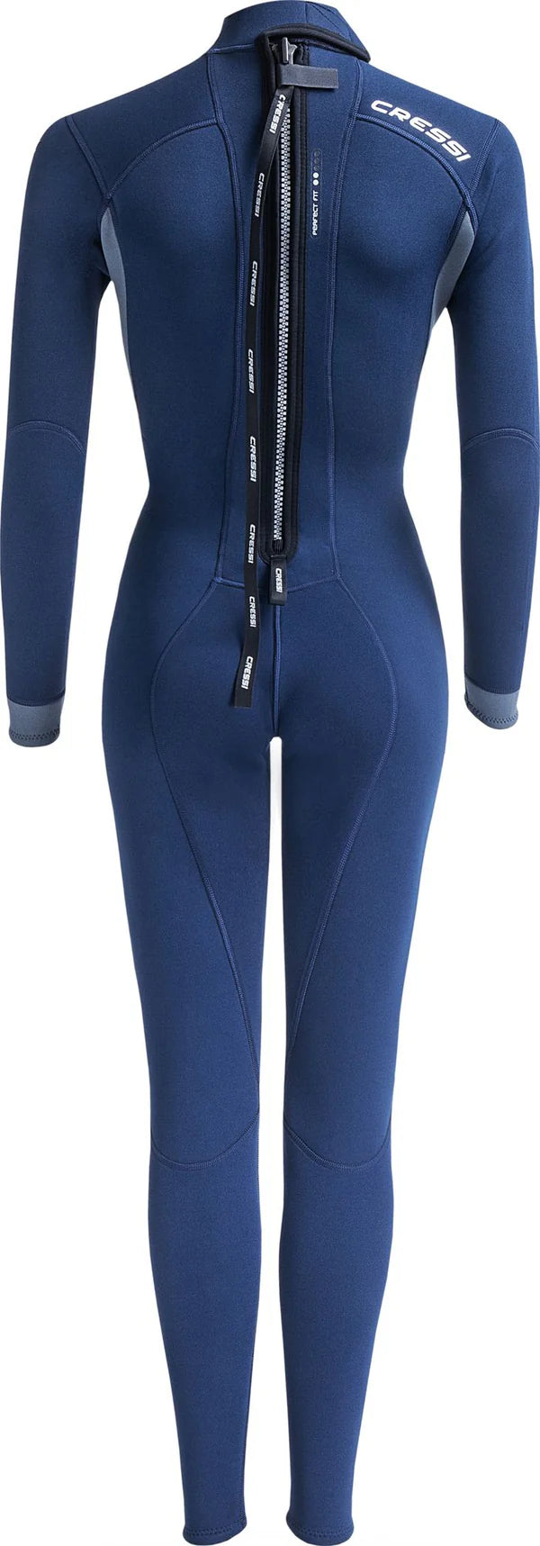 Cressi Fast Full Wetsuit for Scuba Diving & Spearfishing - 3mm Neoprene Thermal Protection for Men & Women - Perfect for Cold Water Surfing, Snorkeling & Water Sports